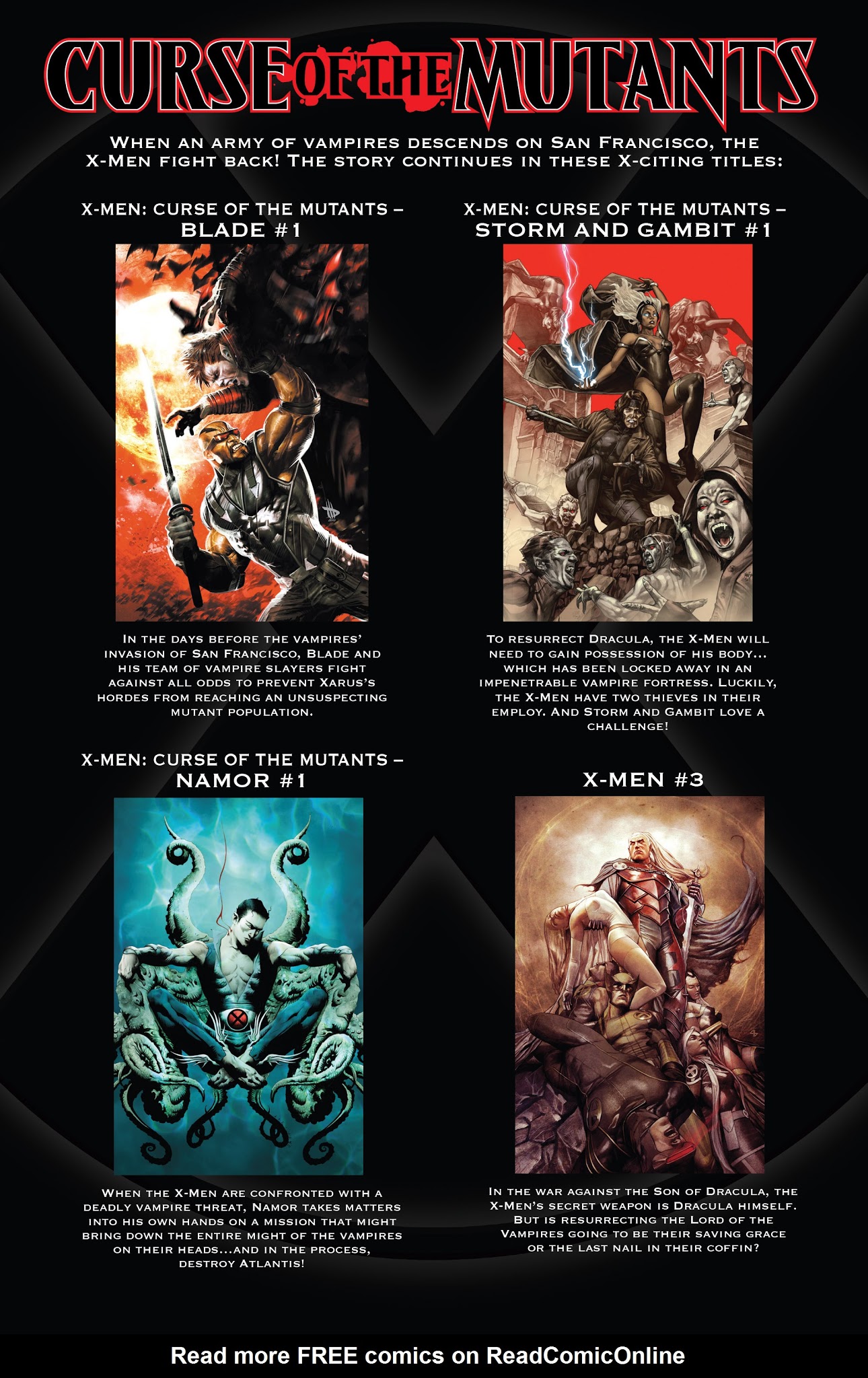 Read online X-Men: Curse of the Mutants - X-Men Vs. Vampires comic -  Issue # TPB - 77