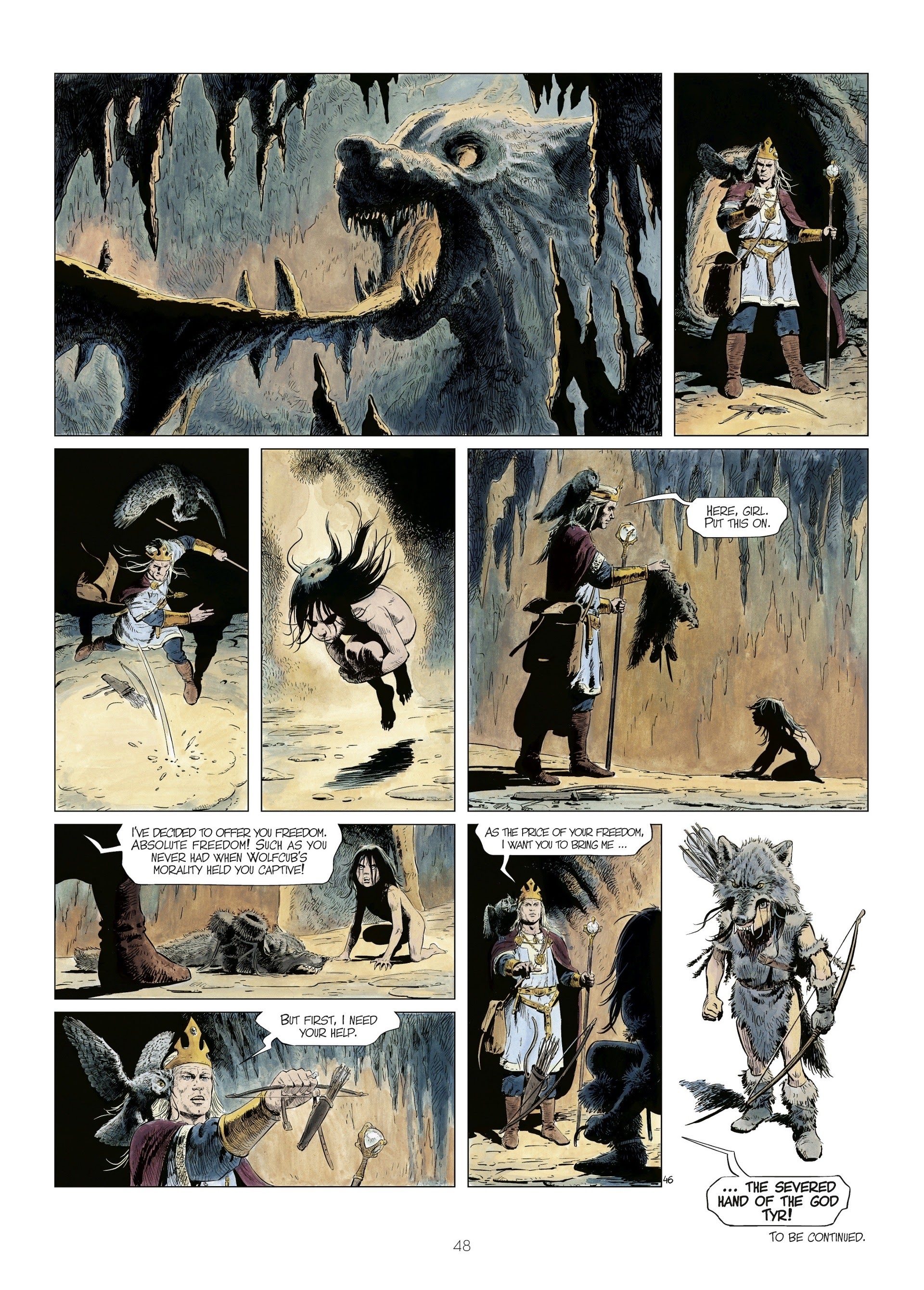 Read online The World of Thorgal: Wolfcub comic -  Issue #1 - 50