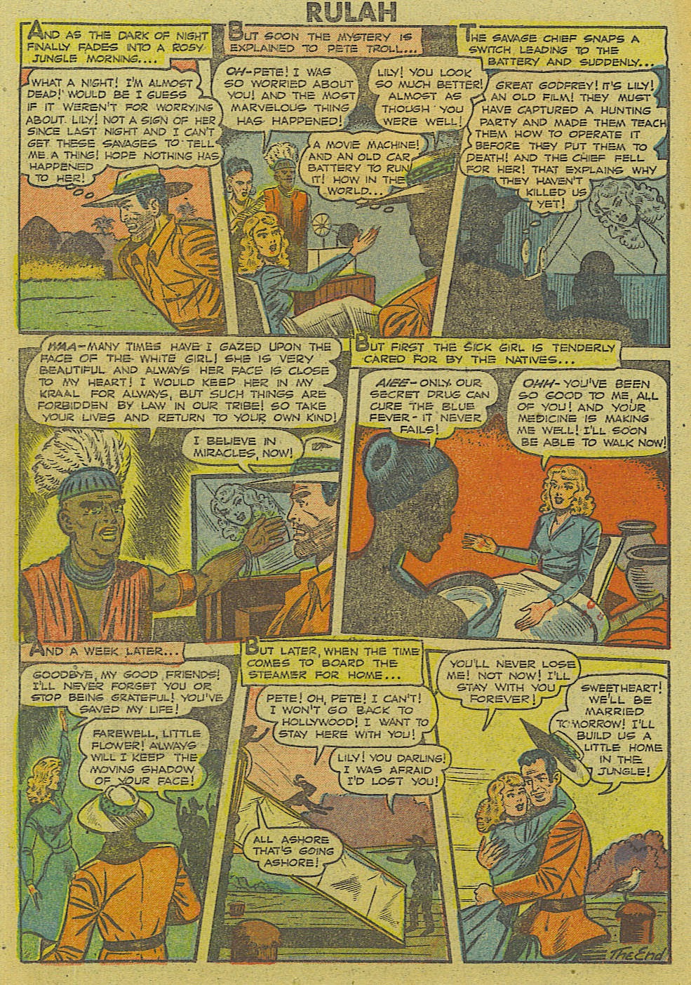 Read online Rulah - Jungle Goddess comic -  Issue #26 - 23