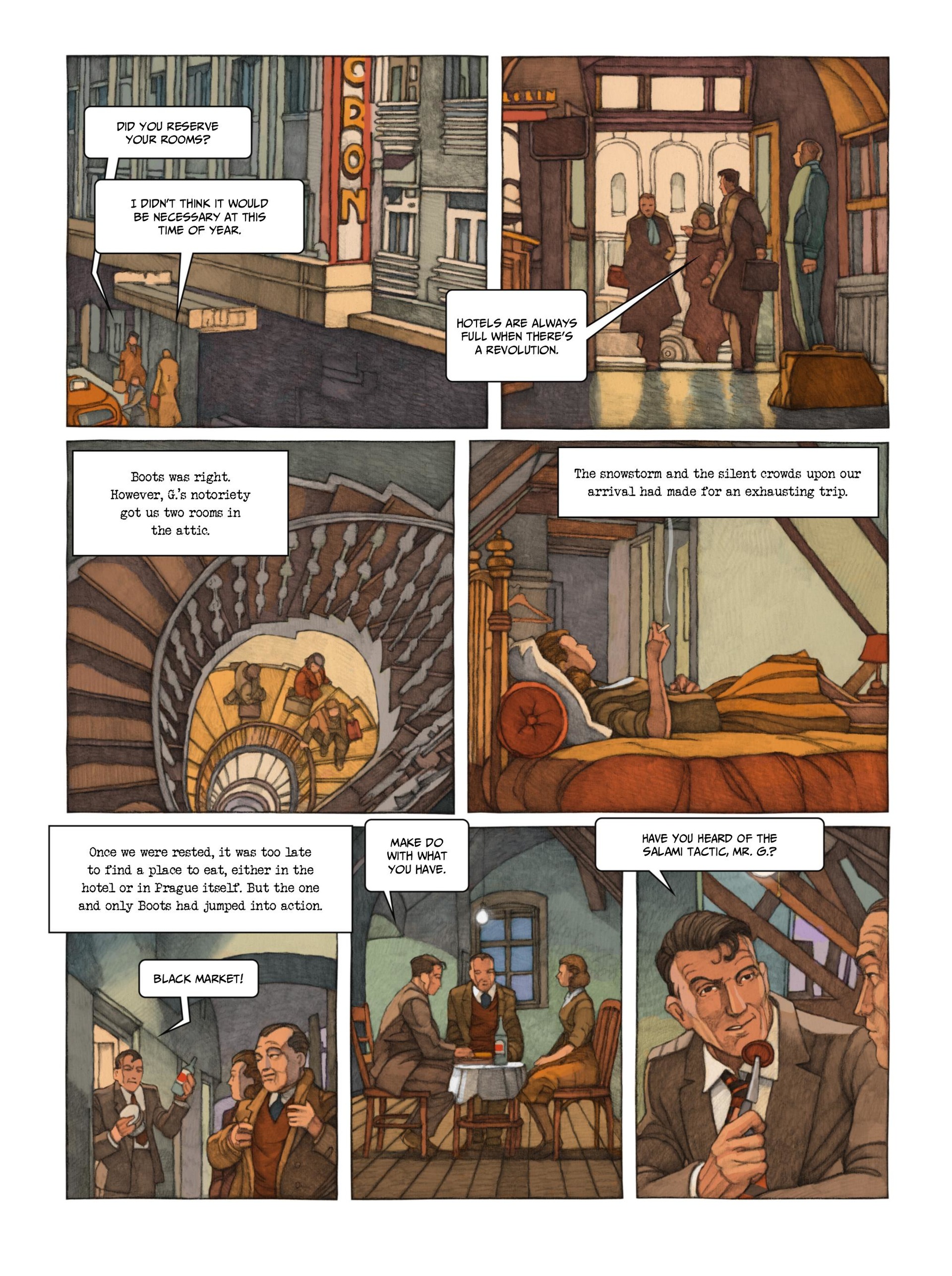 Read online The Prague Coup comic -  Issue # TPB - 75