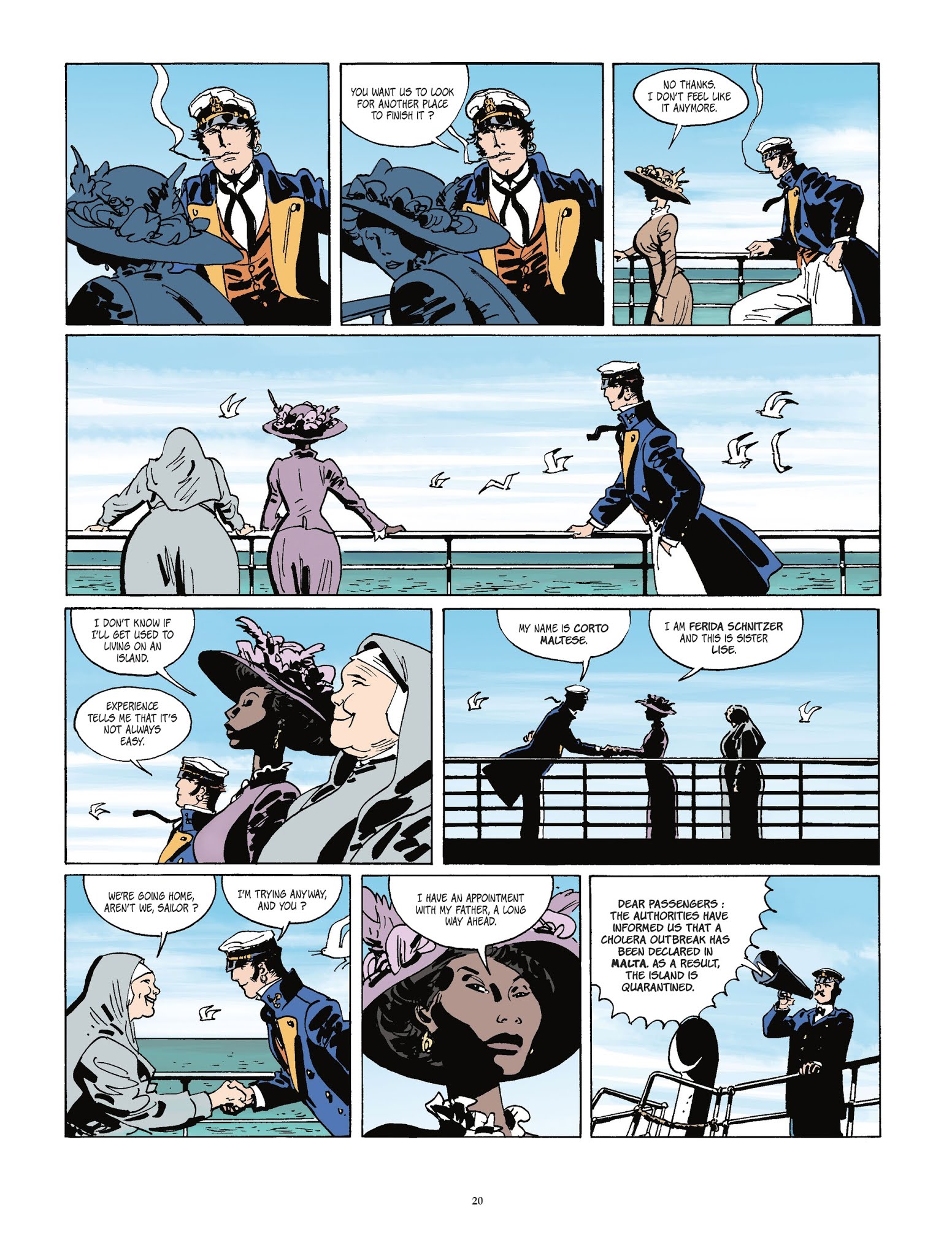 Read online Corto Maltese [GER] comic -  Issue #16 - 20