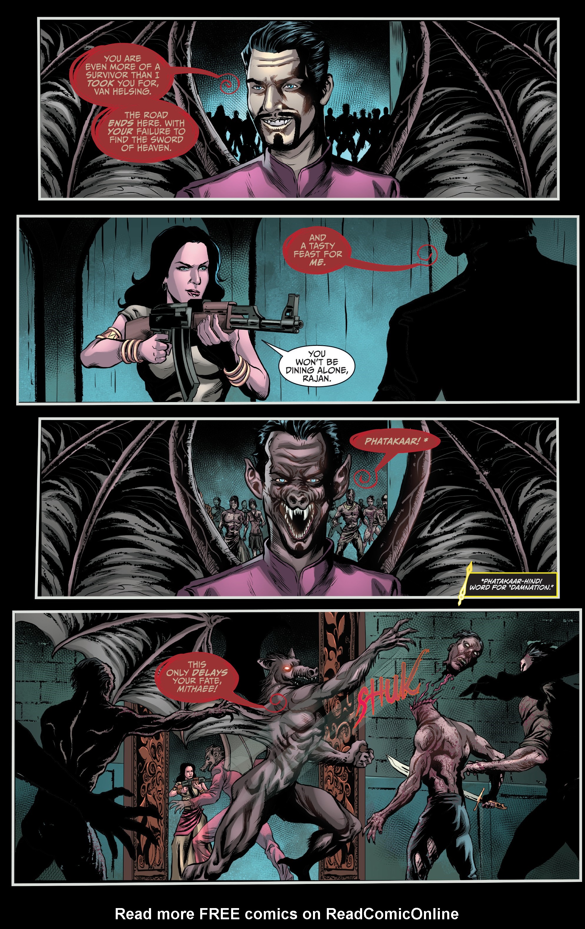 Read online Van Helsing: Sword of Heaven comic -  Issue #6 - 17