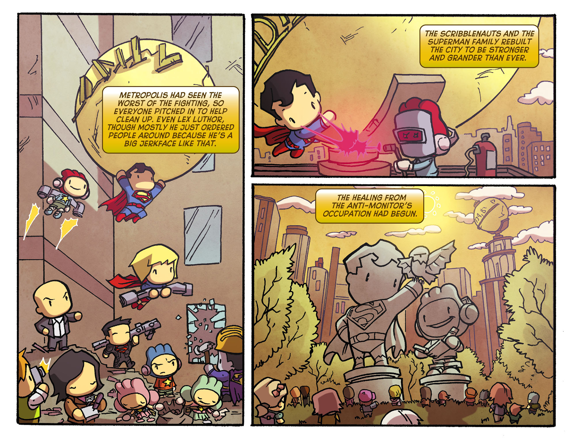 Read online Scribblenauts Unmasked: A Crisis of Imagination comic -  Issue #18 - 18