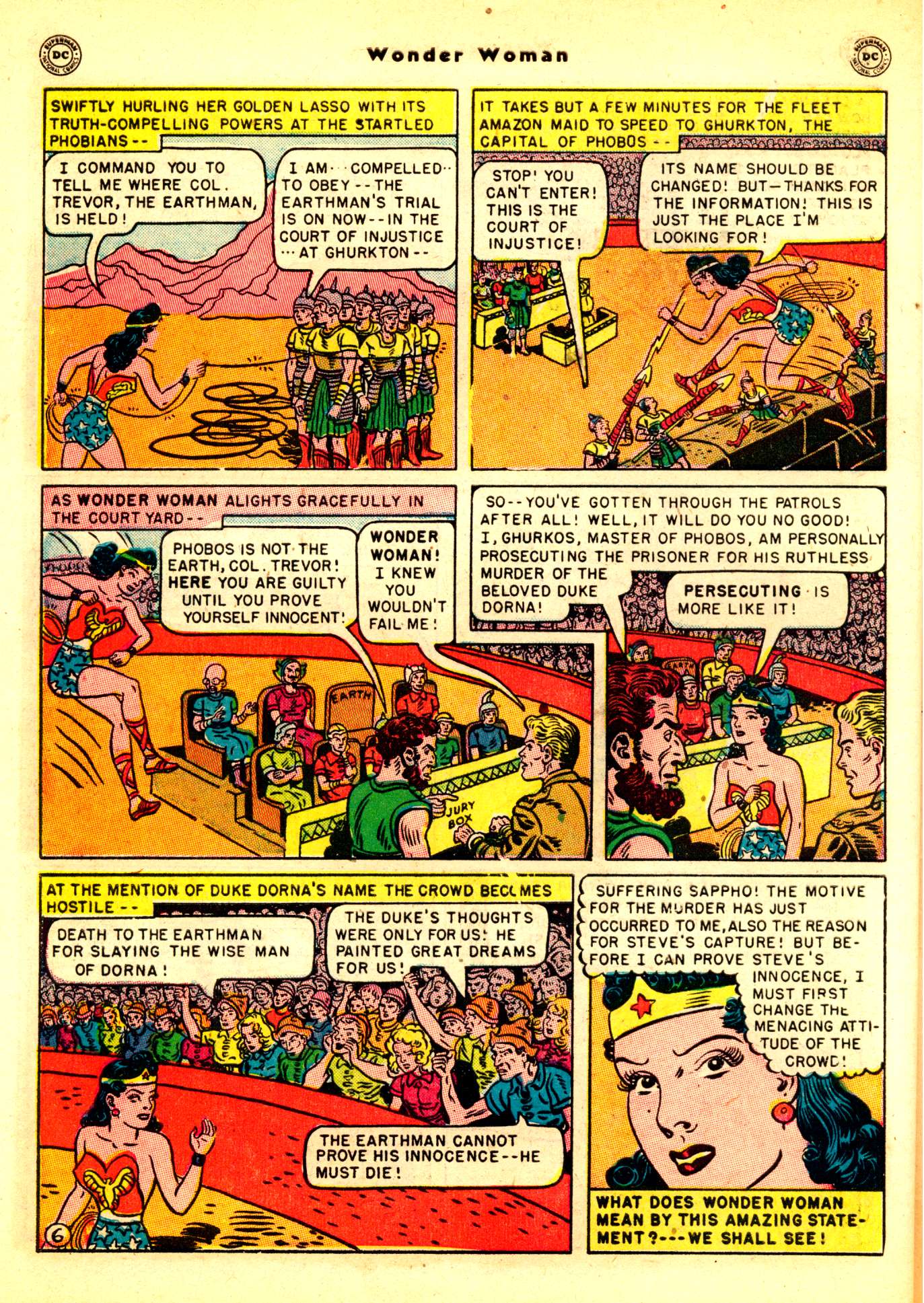 Read online Wonder Woman (1942) comic -  Issue #41 - 44