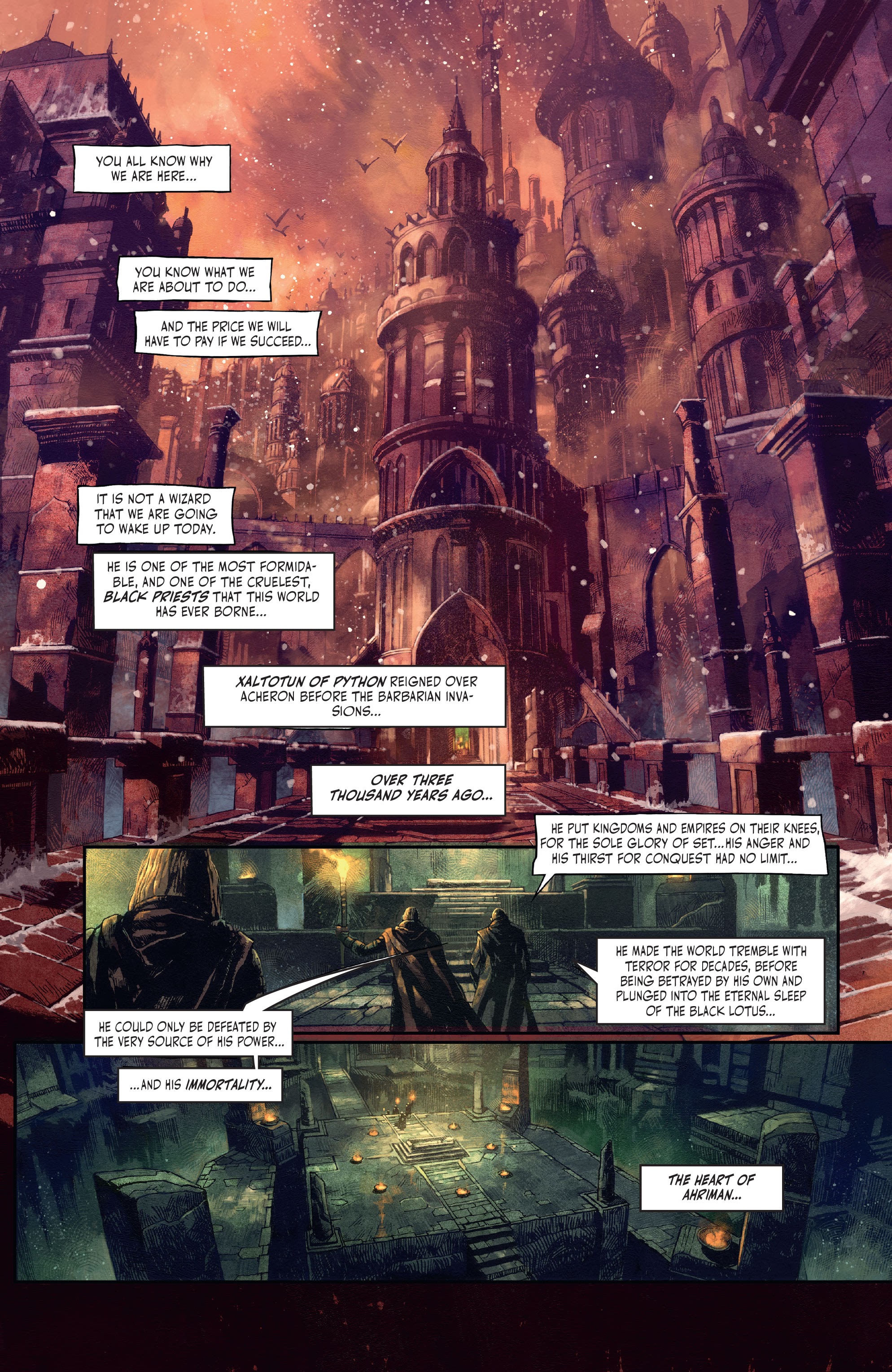 Read online The Cimmerian: Hour of the Dragon comic -  Issue #1 - 3