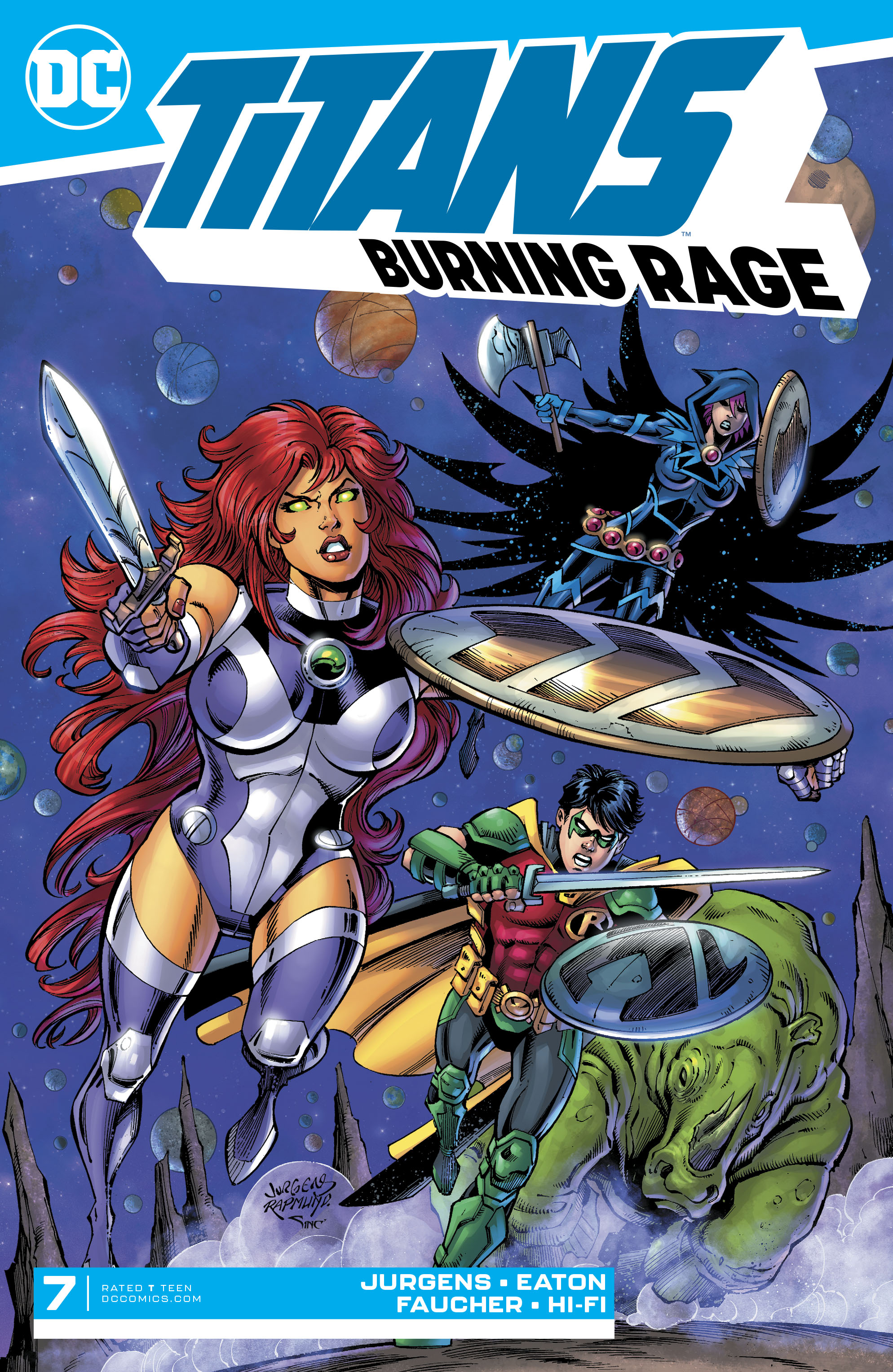 Read online Titans: Burning Rage comic -  Issue #7 - 1