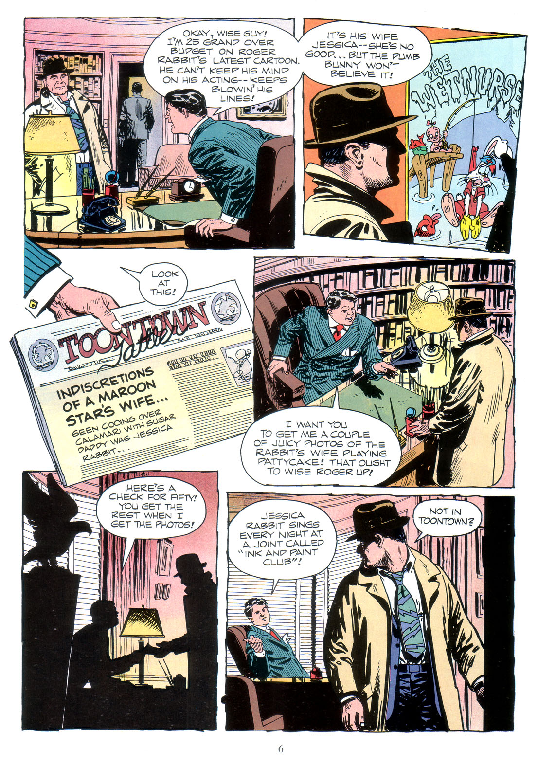 Marvel Graphic Novel: Who Framed Roger Rabbit issue Full - Page 8