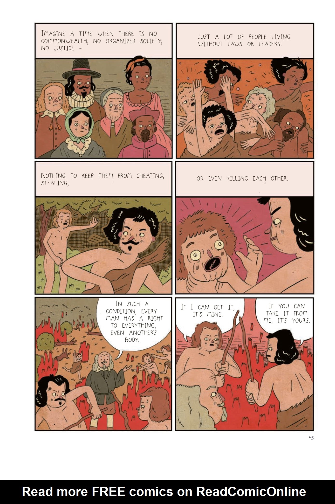 Read online Heretics!: The Wondrous (and Dangerous) Beginnings of Modern Philosophy comic -  Issue # TPB (Part 1) - 46