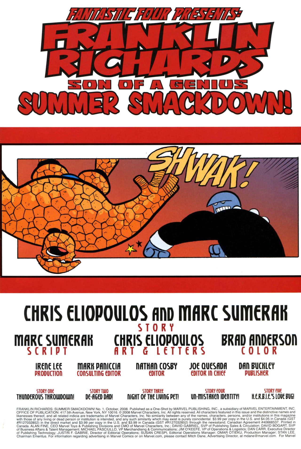 Read online Franklin Richards: Summer Smackdown! comic -  Issue # Full - 2