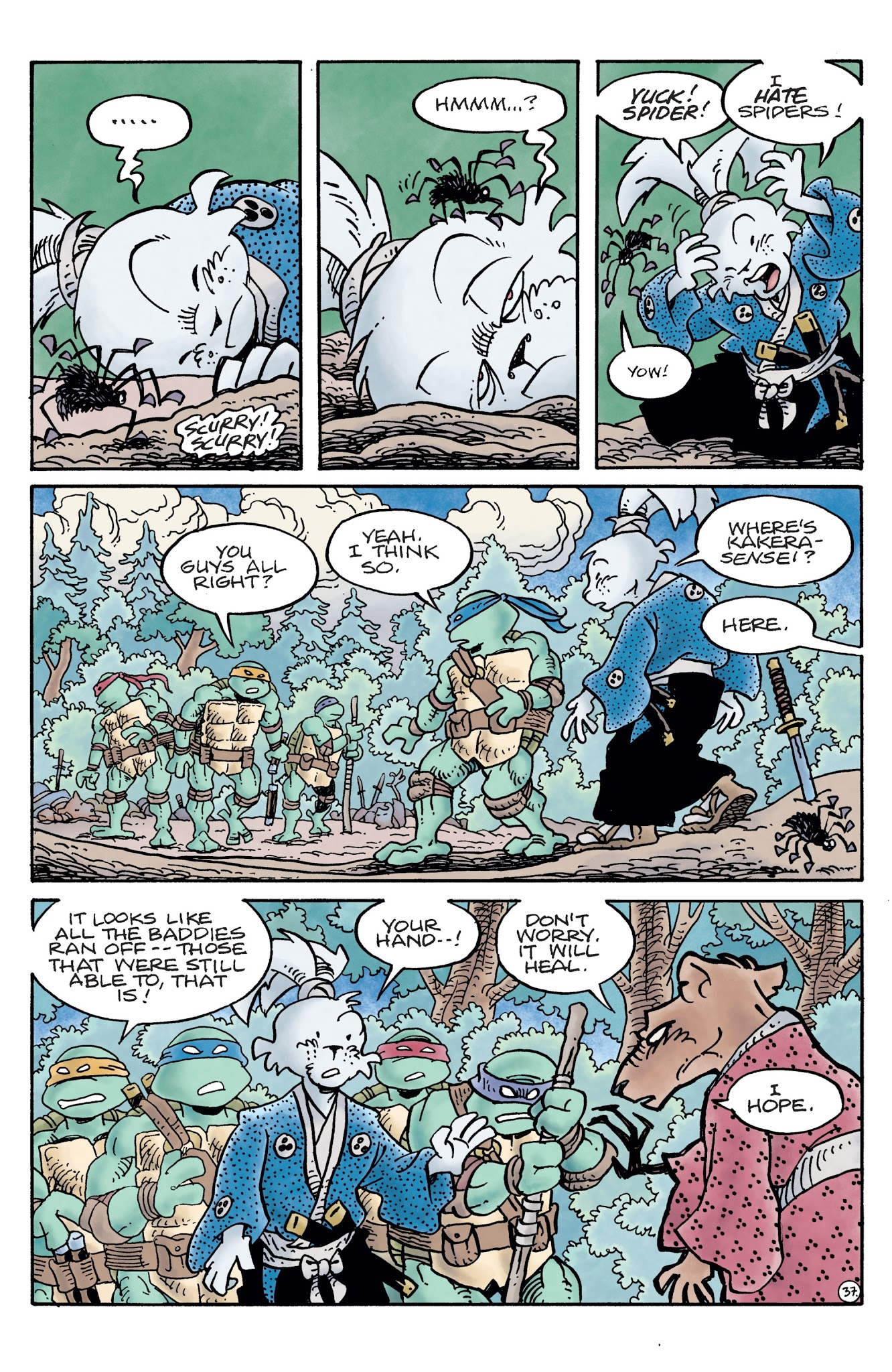 Read online Teenage Mutant Ninja Turtles/Usagi Yojimbo comic -  Issue # Full - 37
