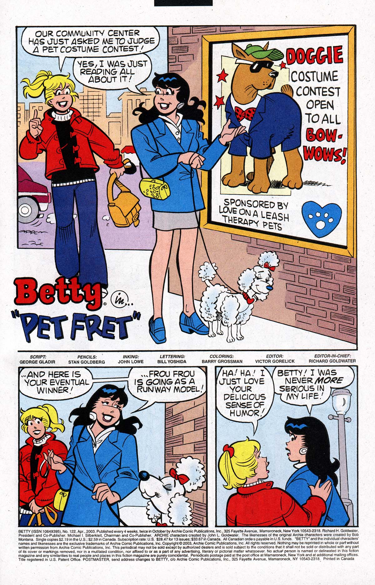 Read online Betty comic -  Issue #122 - 2
