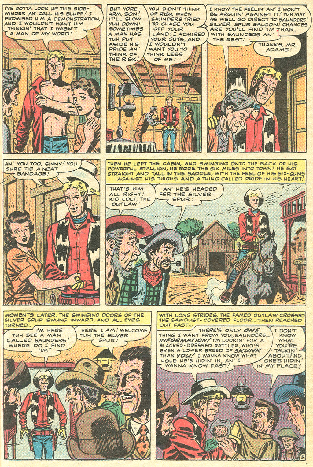 Read online Kid Colt Outlaw comic -  Issue #156 - 13