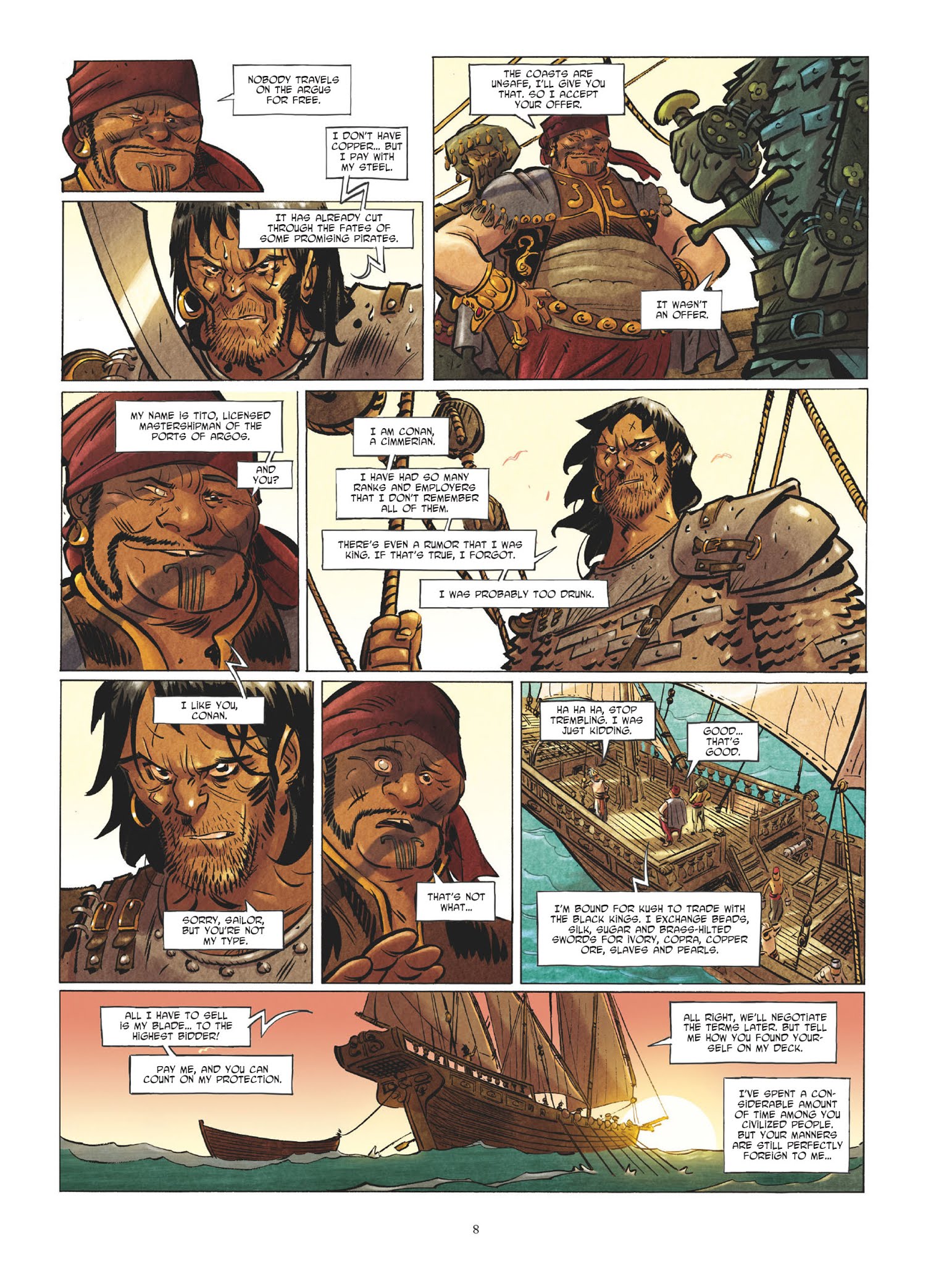Read online Conan le Cimmérien - La Reine de la côte noire comic -  Issue #1 - 9