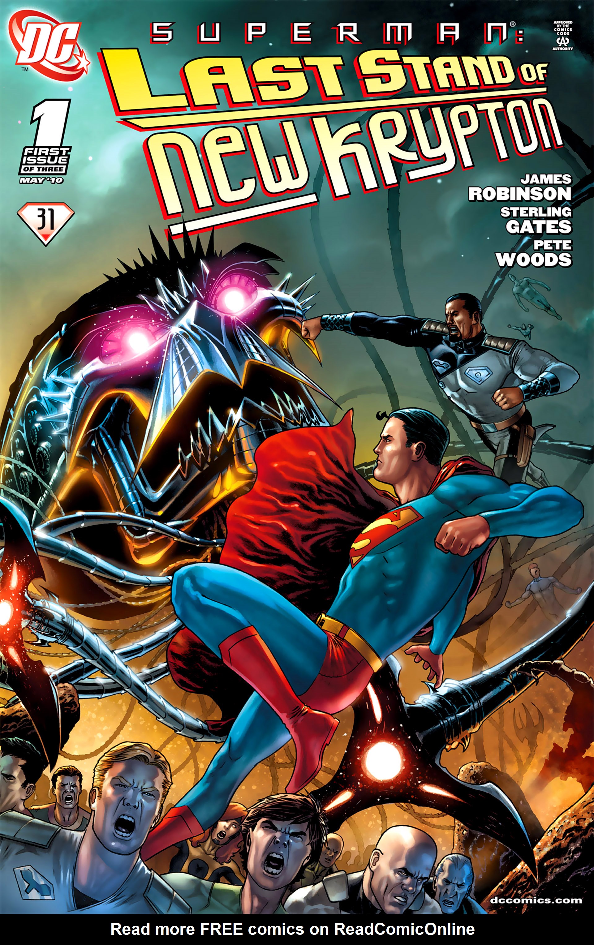 Read online Superman: Last Stand of New Krypton comic -  Issue #1 - 2