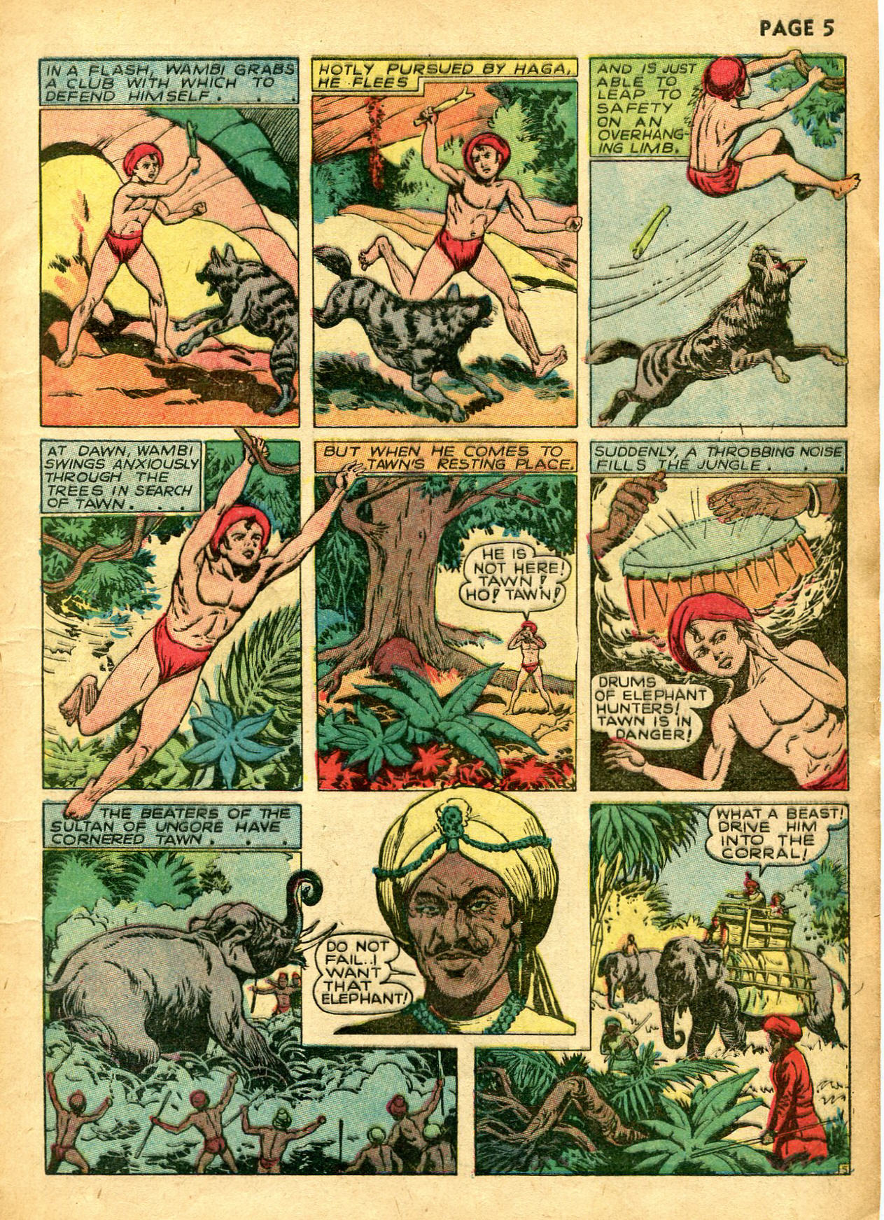Read online Wambi Jungle Boy comic -  Issue #1 - 8