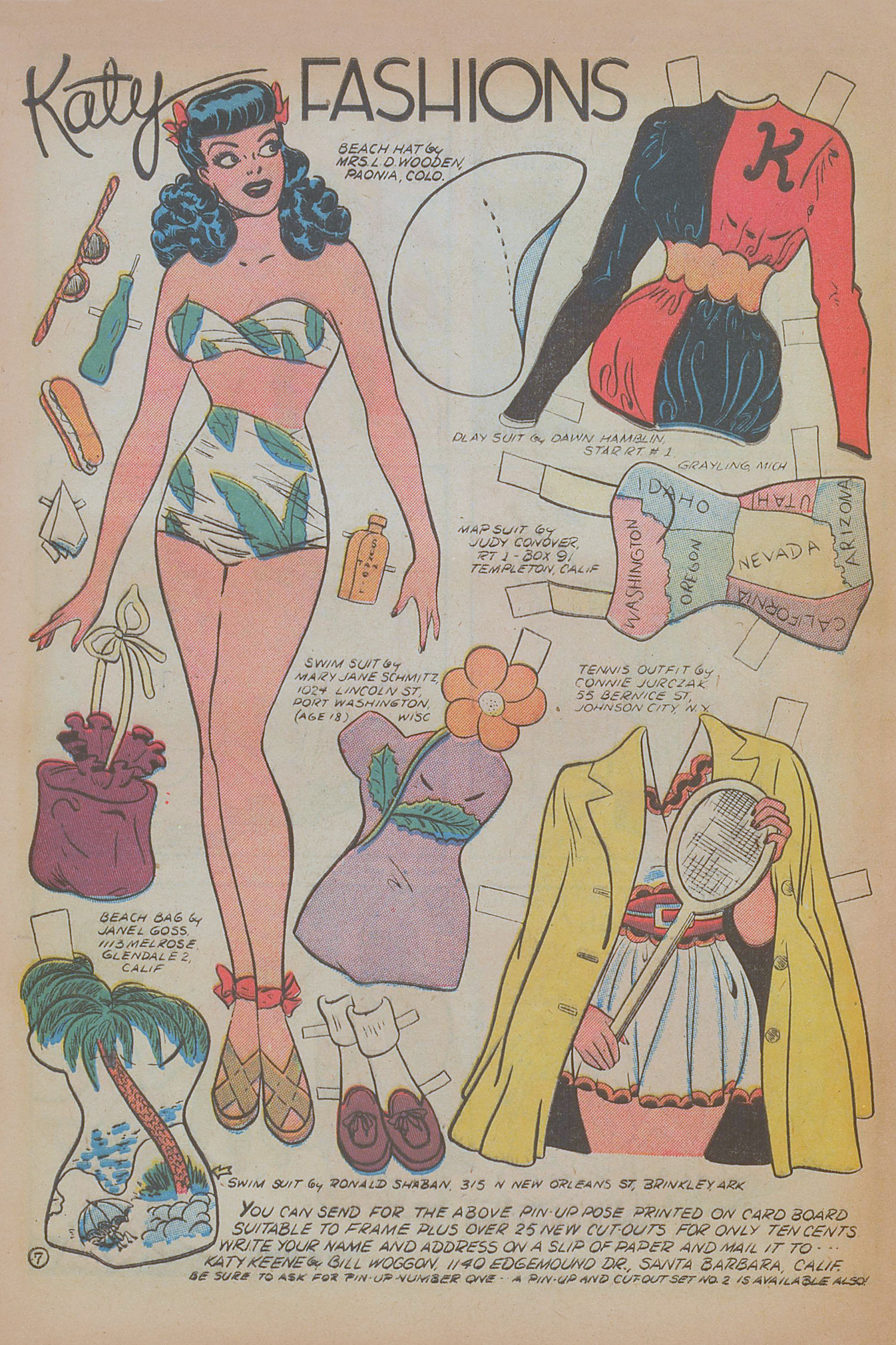 Read online Katy Keene (1949) comic -  Issue #3 - 10