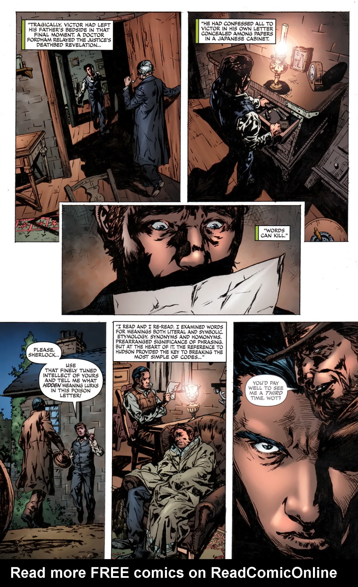 Read online Sherlock Holmes: Year One comic -  Issue #5 - 17