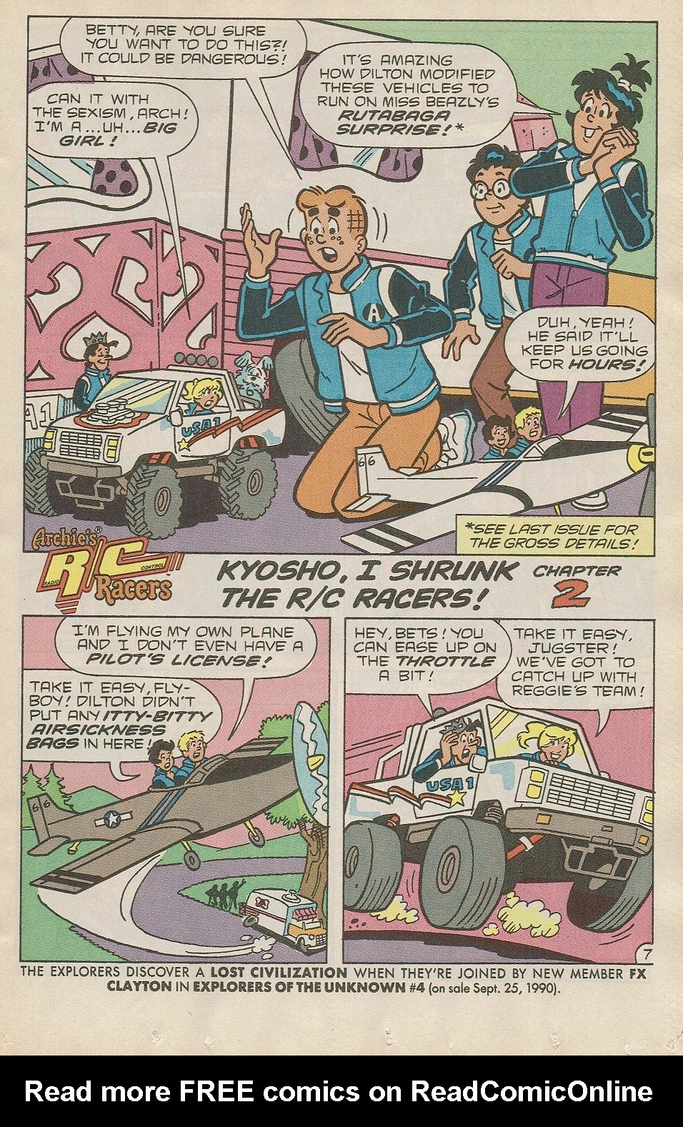 Read online Archie's R/C Racers comic -  Issue #8 - 13