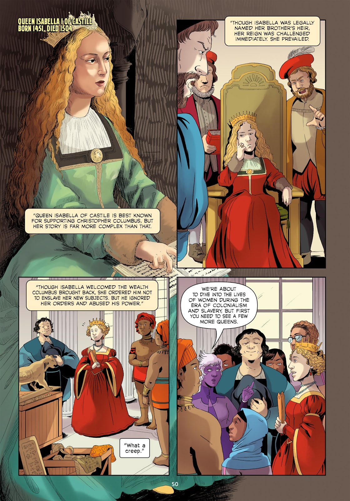 Amazons, Abolitionists, and Activists: A Graphic History of Women's Fight for Their Rights issue TPB (Part 1) - Page 53