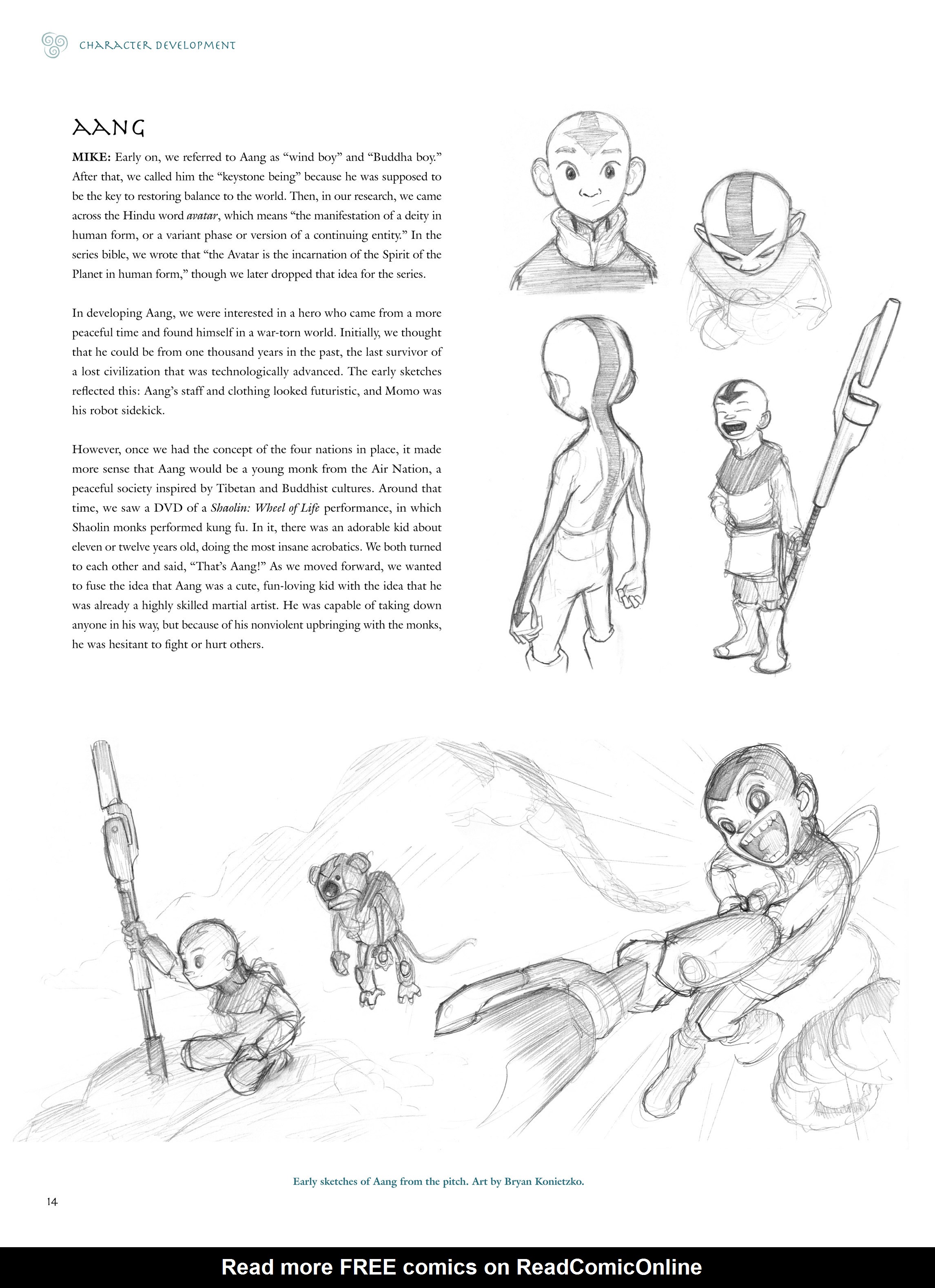 Read online Avatar: The Last Airbender - The Art of the Animated Series comic -  Issue # TPB (Part 1) - 17