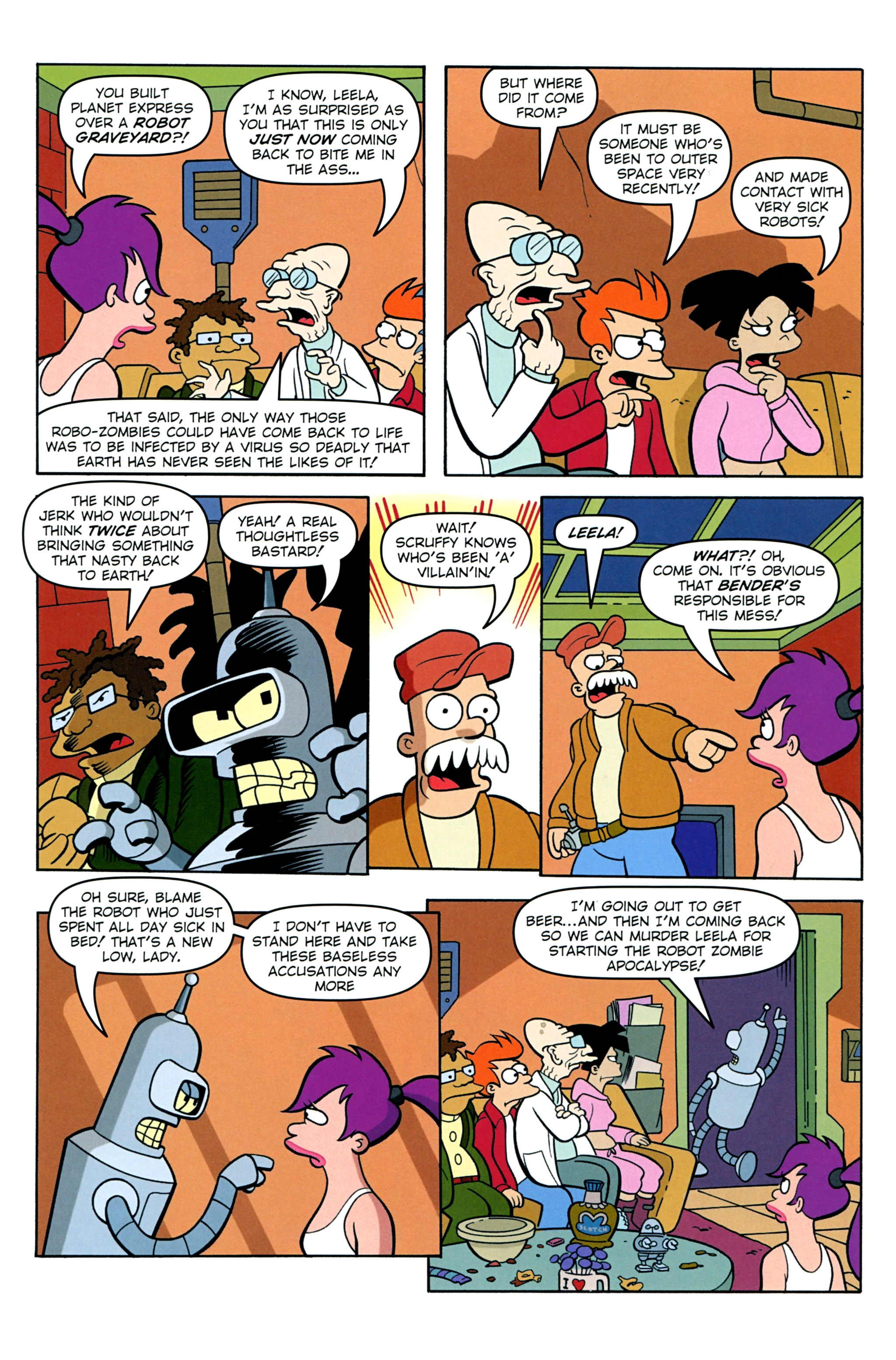 Read online Futurama Comics comic -  Issue #73 - 16