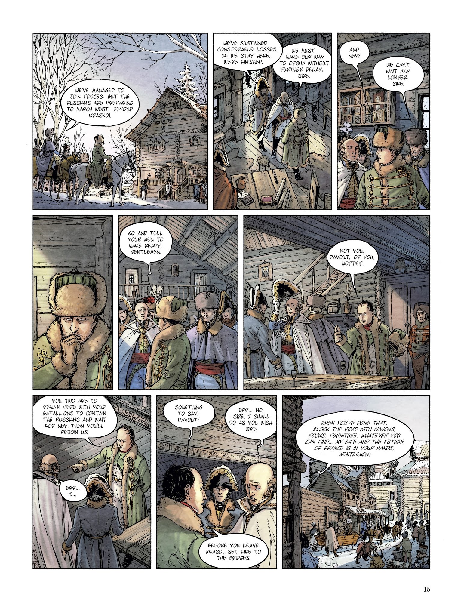 Read online Berezina comic -  Issue #3 - 17