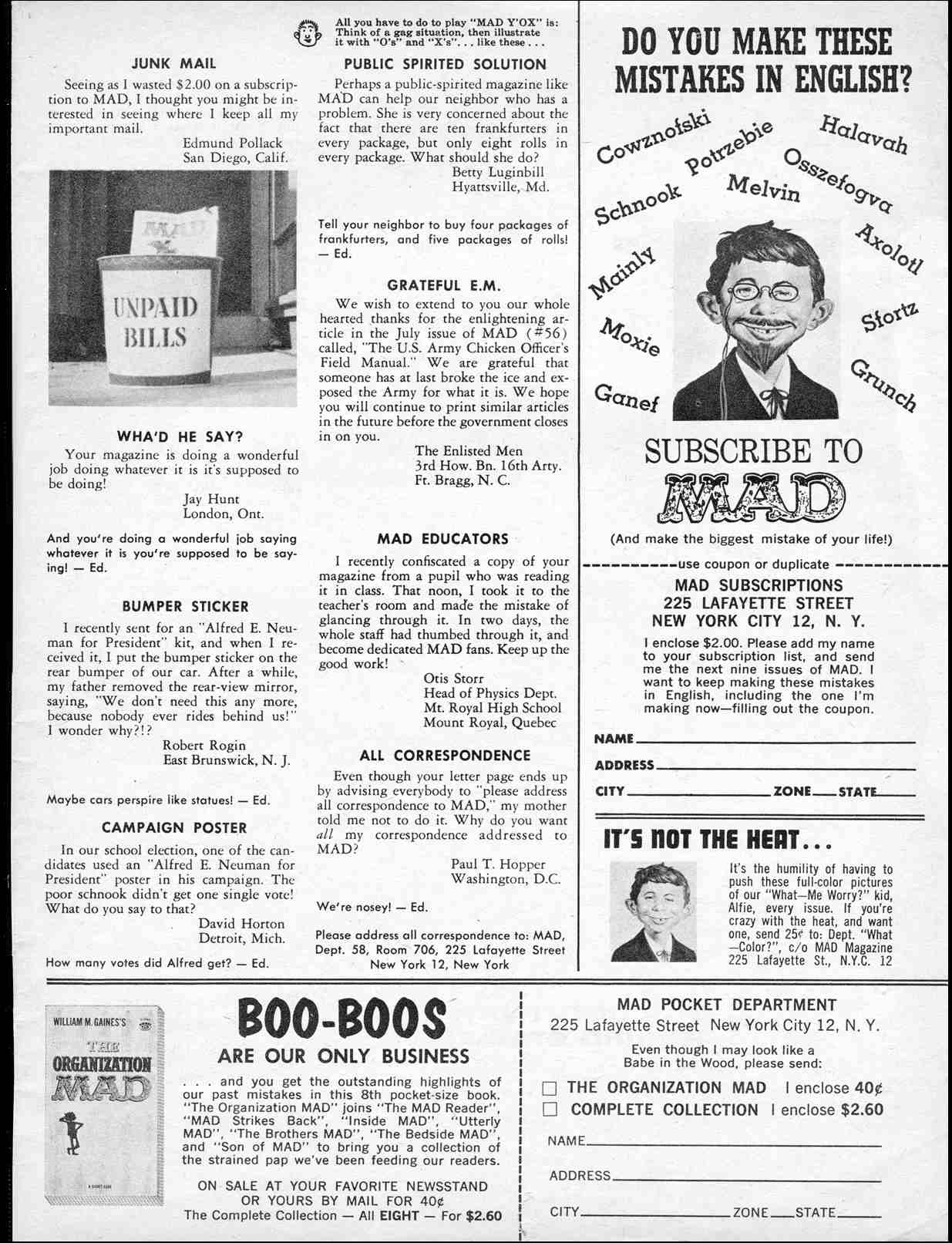 Read online MAD comic -  Issue #58 - 5