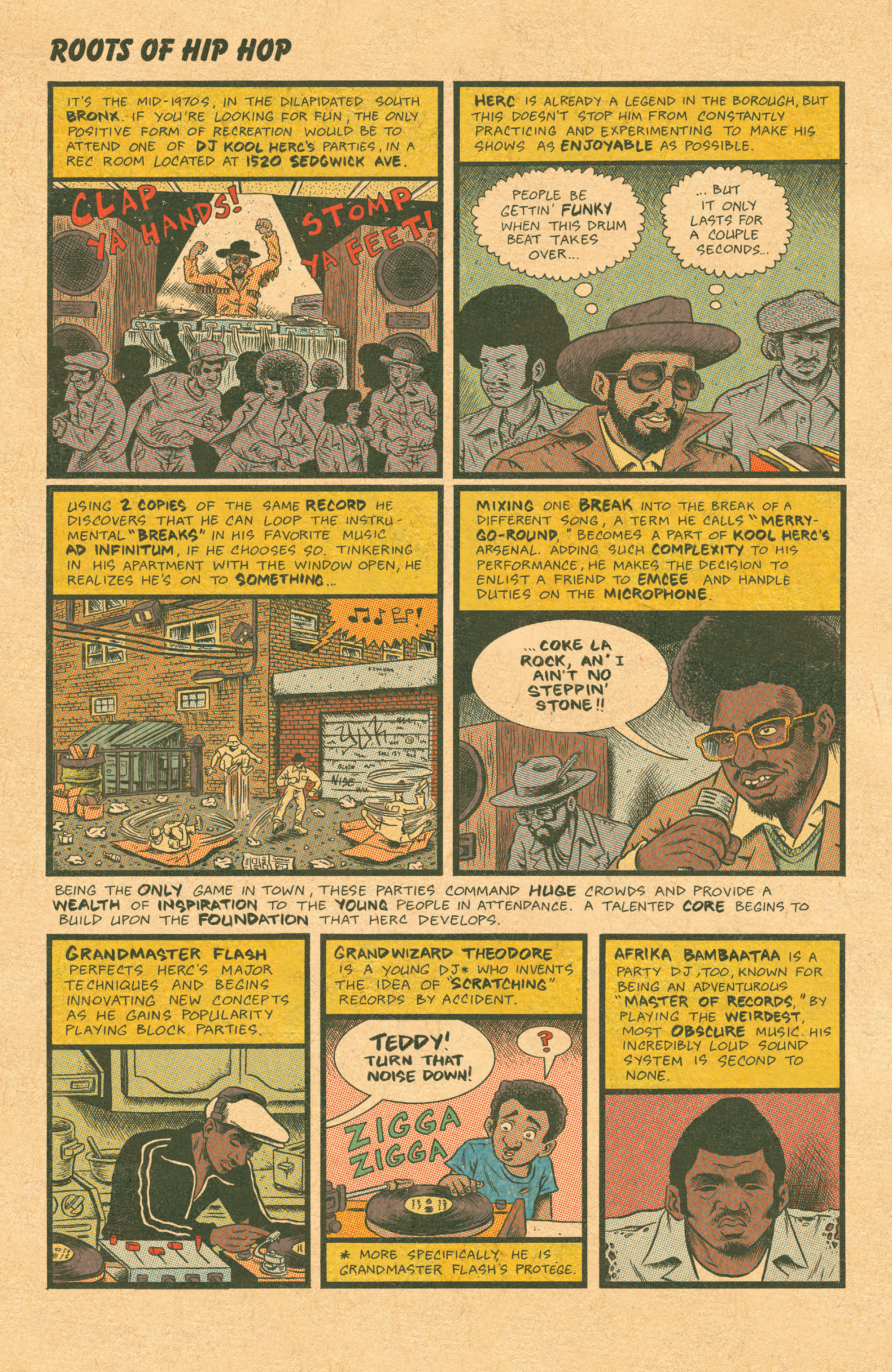 Read online Free Comic Book Day 2014 comic -  Issue # Hip Hop Family Tree Two-in-One - 6