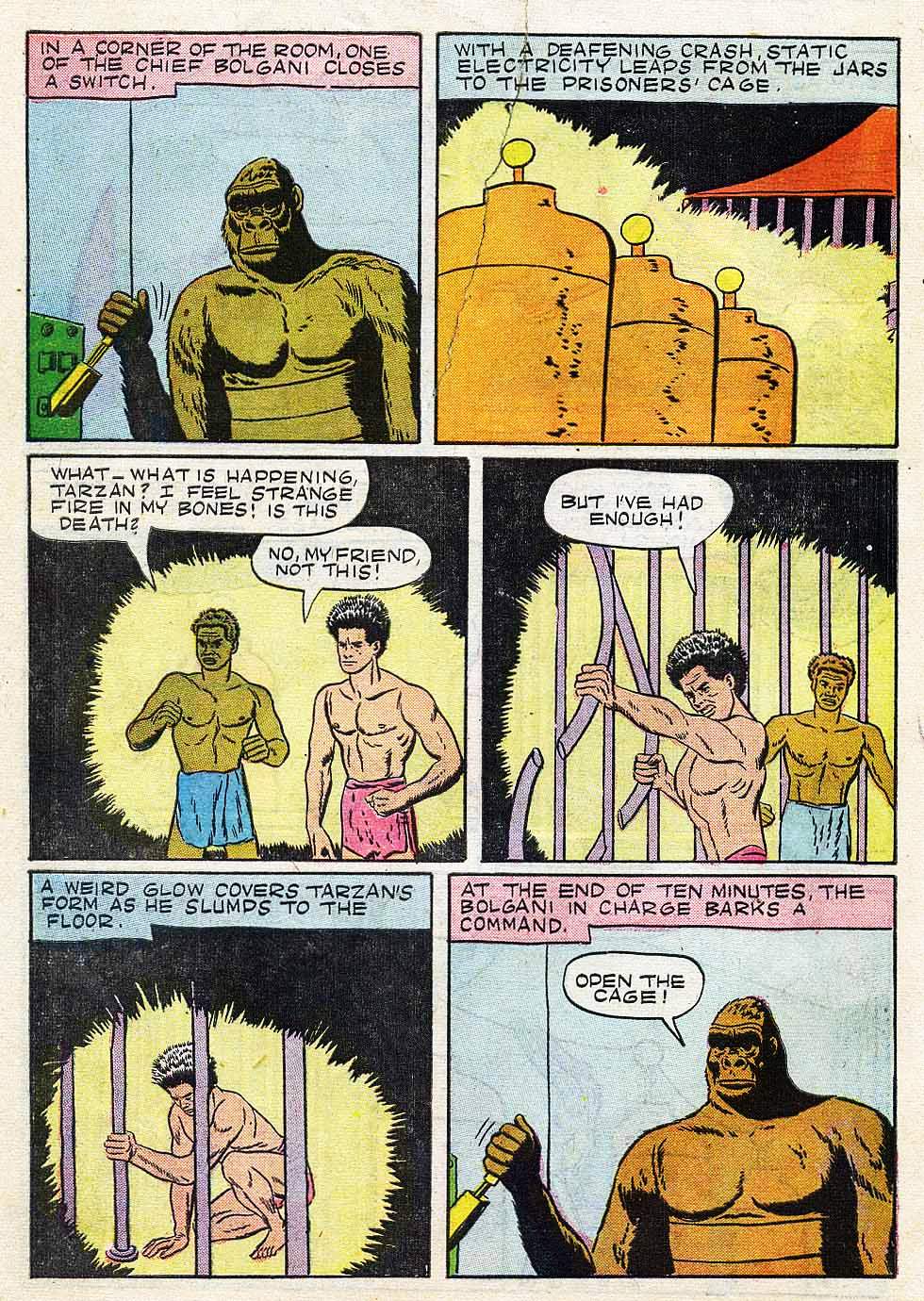 Read online Tarzan (1948) comic -  Issue #10 - 10