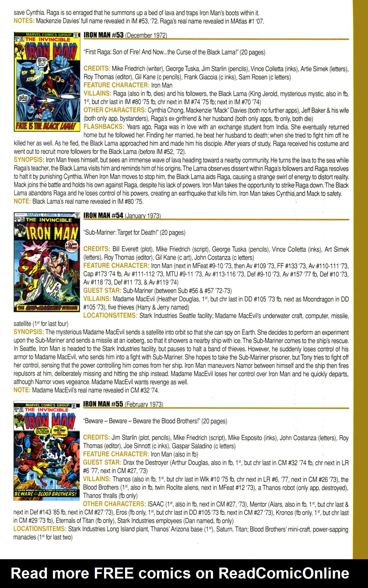 Read online Official Index to the Marvel Universe comic -  Issue #3 - 41