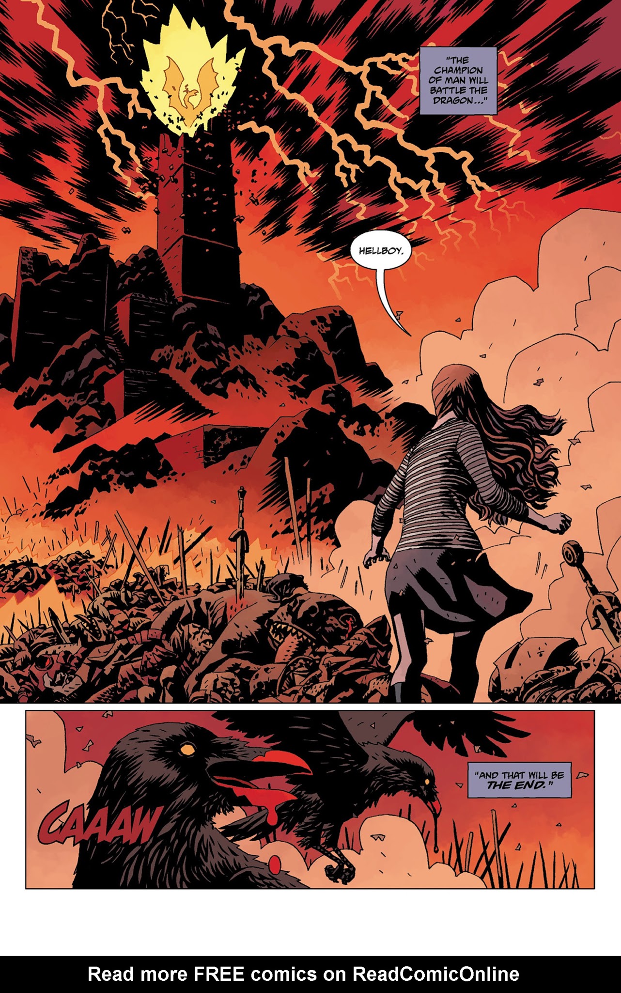 Read online Hellboy: The Storm And The Fury comic -  Issue # TPB - 137