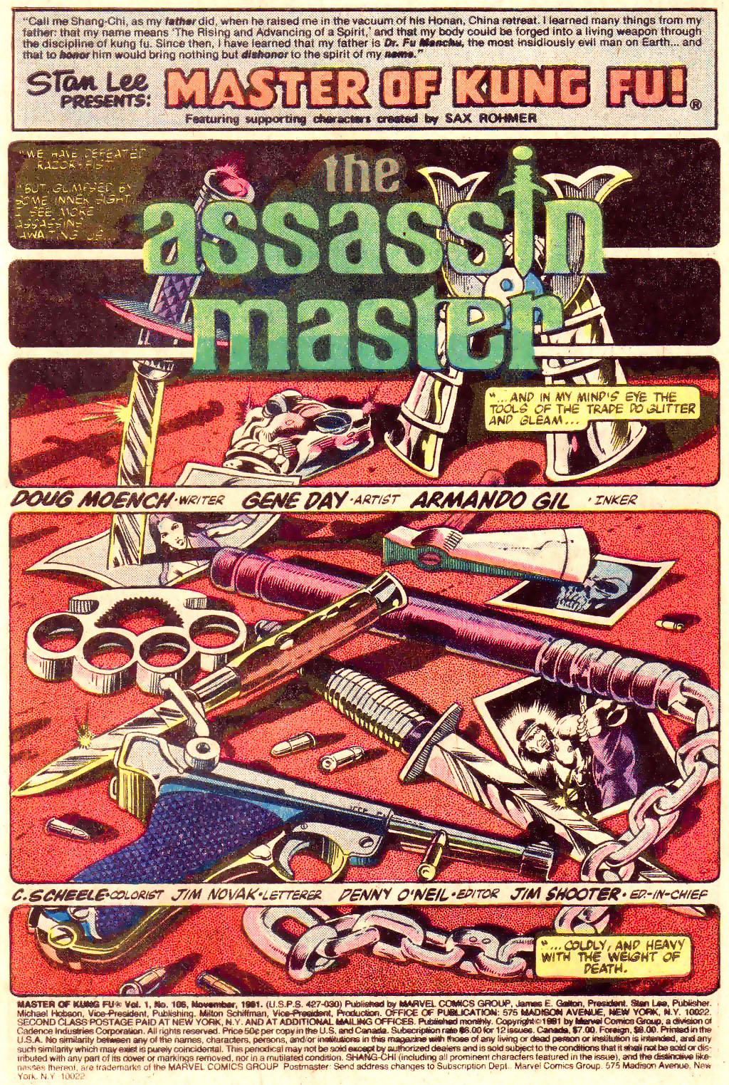 Master of Kung Fu (1974) issue 106 - Page 2