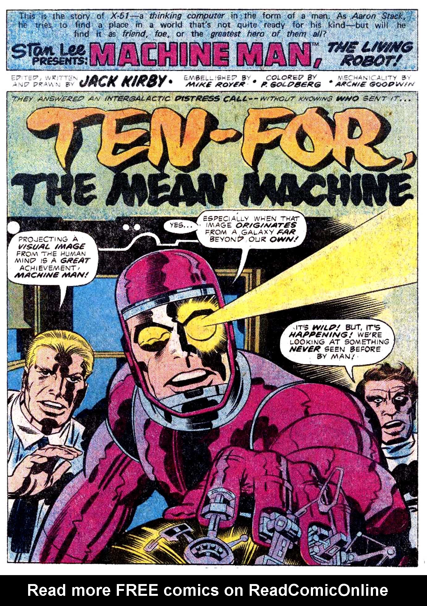Read online Machine Man (1978) comic -  Issue #3 - 2