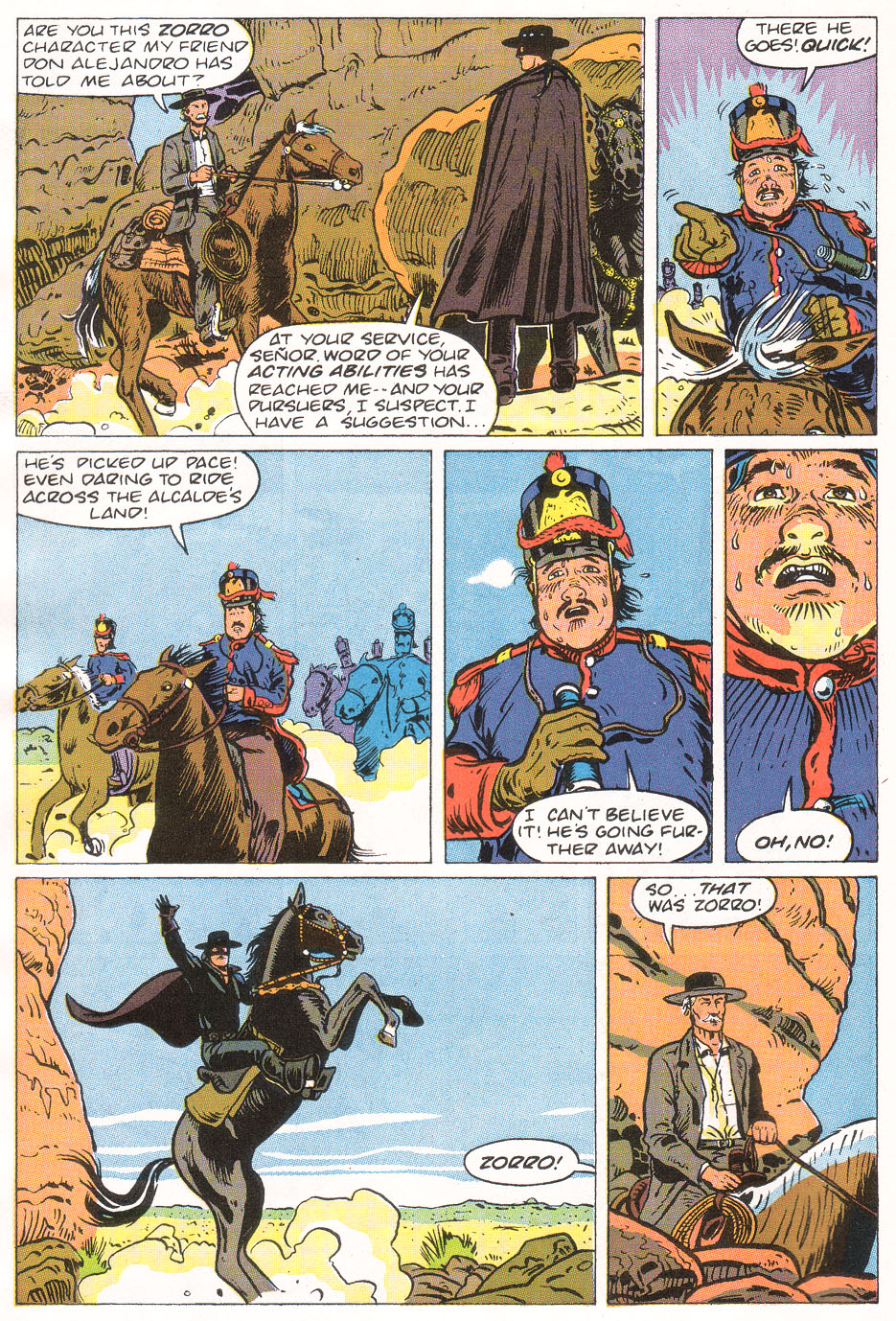 Read online Zorro (1990) comic -  Issue #7 - 16