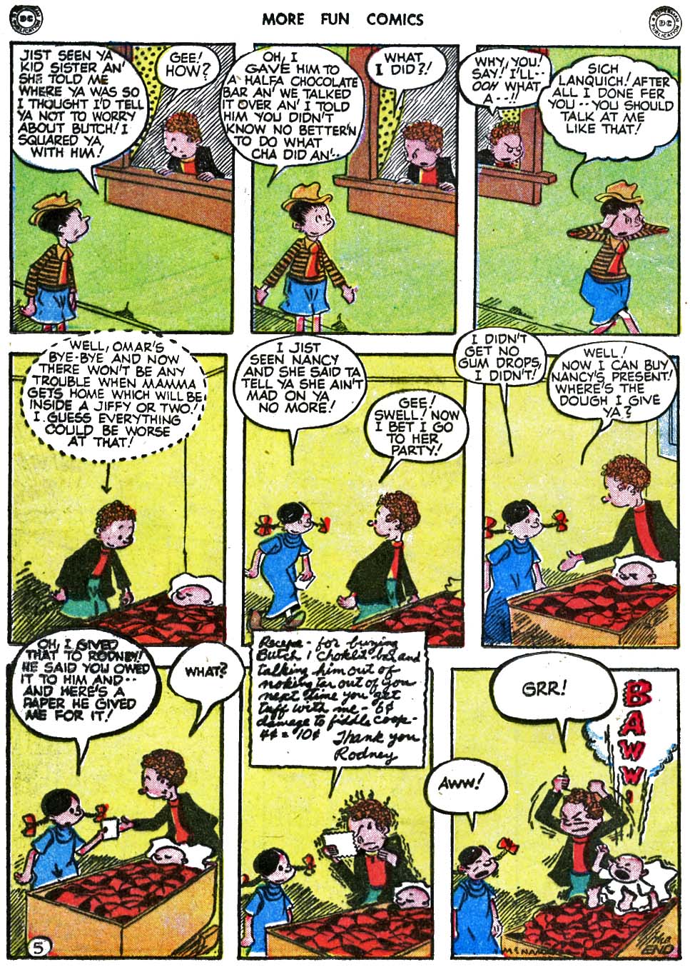 Read online More Fun Comics comic -  Issue #115 - 89