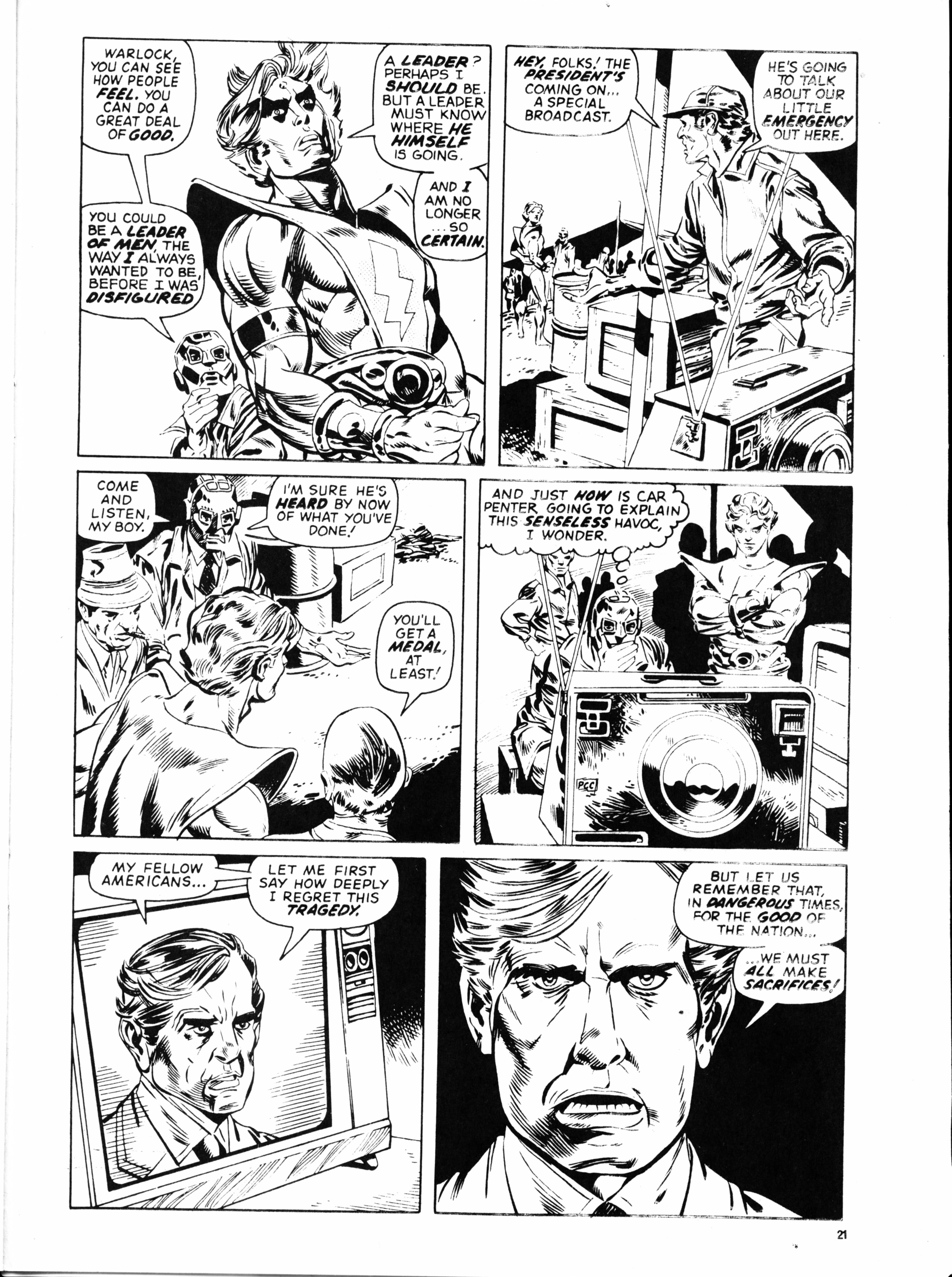 Read online Planet of the Apes (1974) comic -  Issue #48 - 21