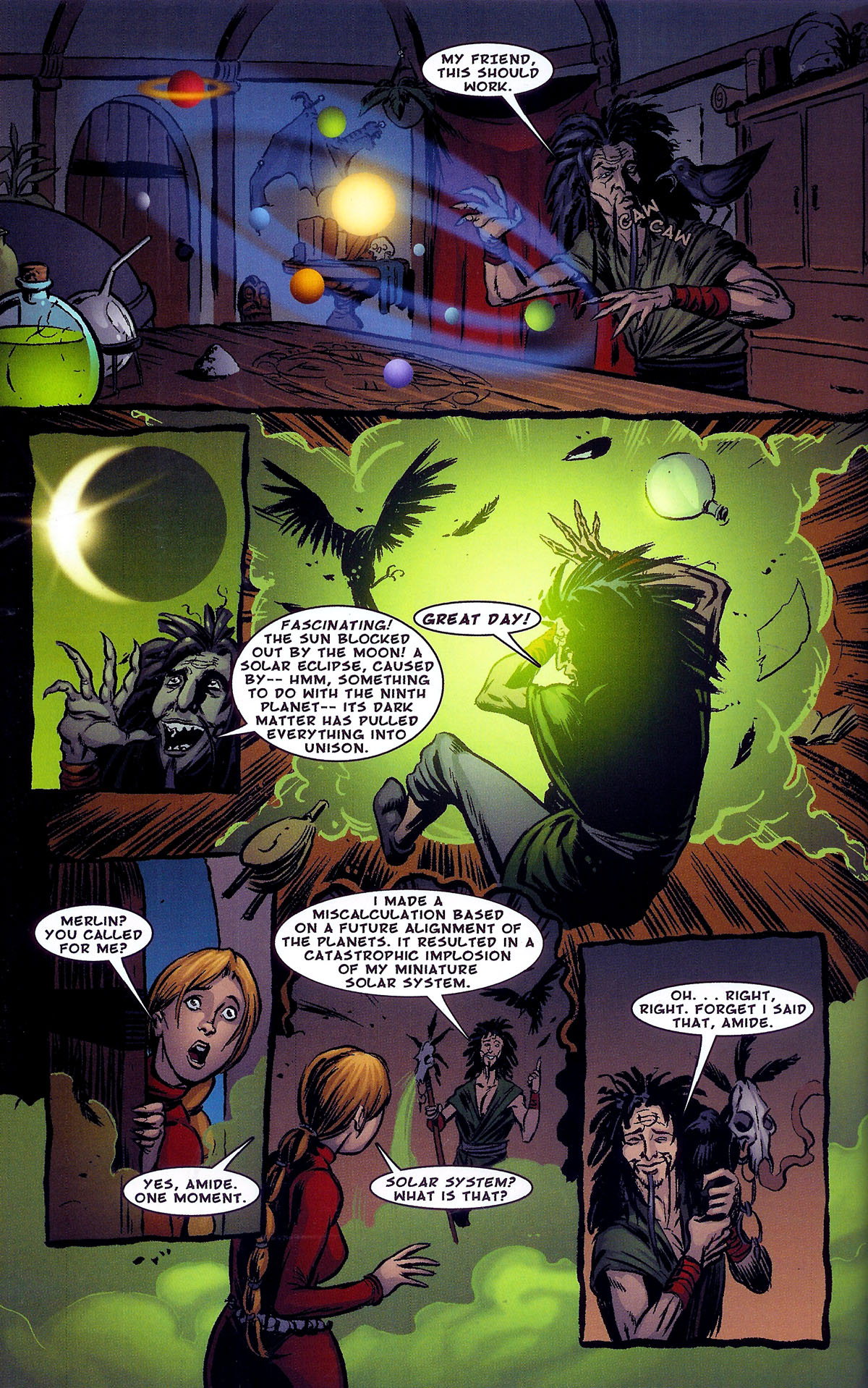 Read online Dracula vs King Arthur comic -  Issue #2 - 18