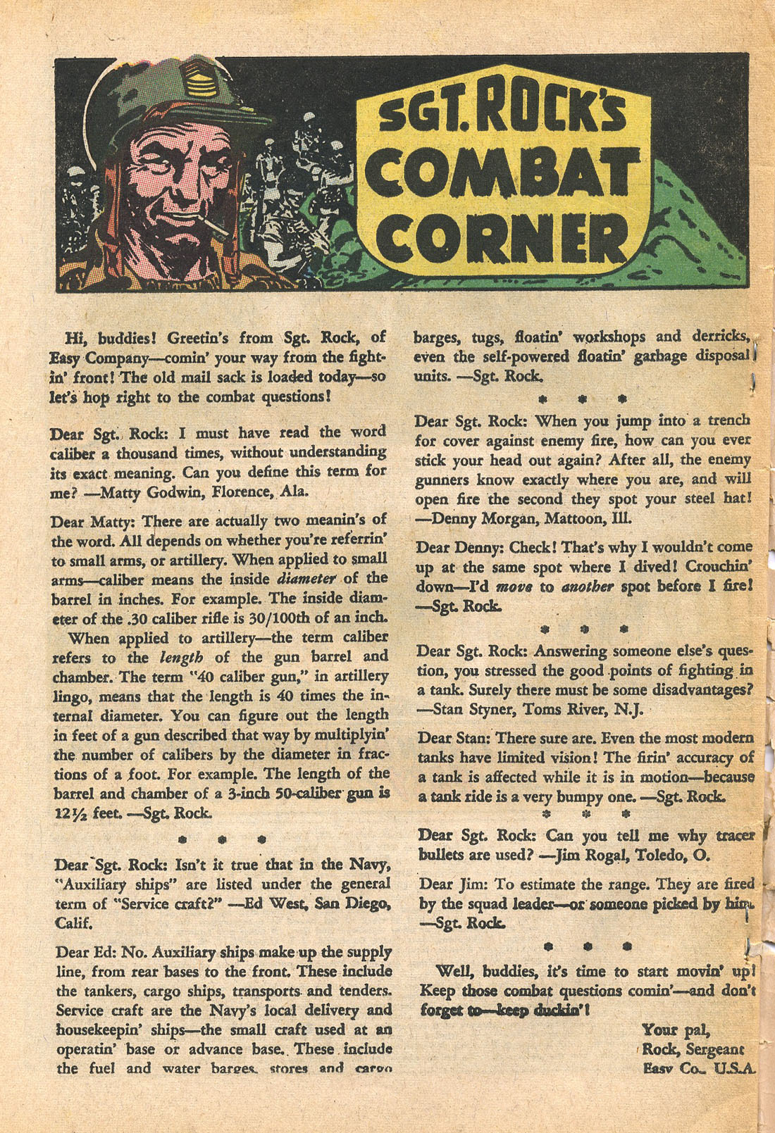 Read online Our Army at War (1952) comic -  Issue #152 - 34