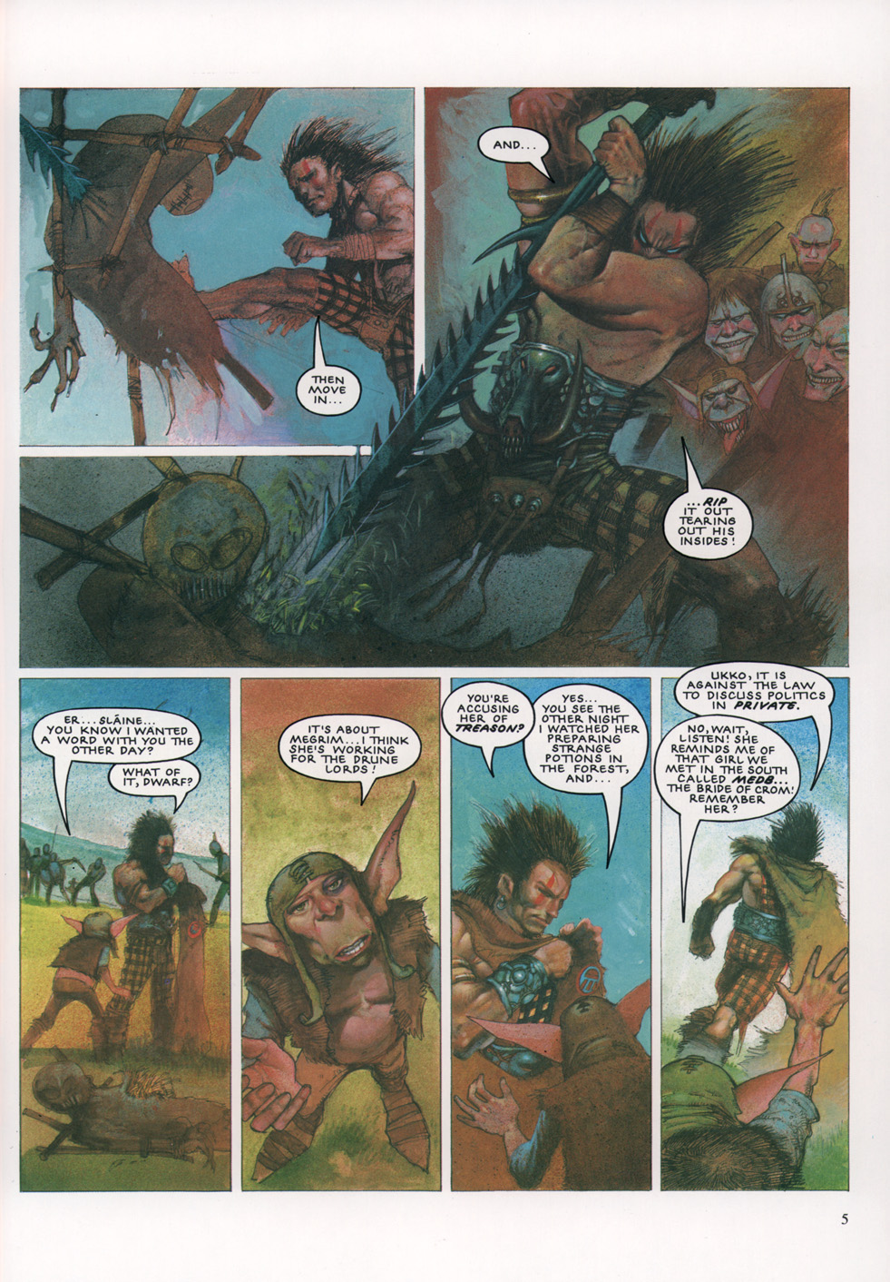 Read online Slaine: The Horned God (1993) comic -  Issue #3 - 6