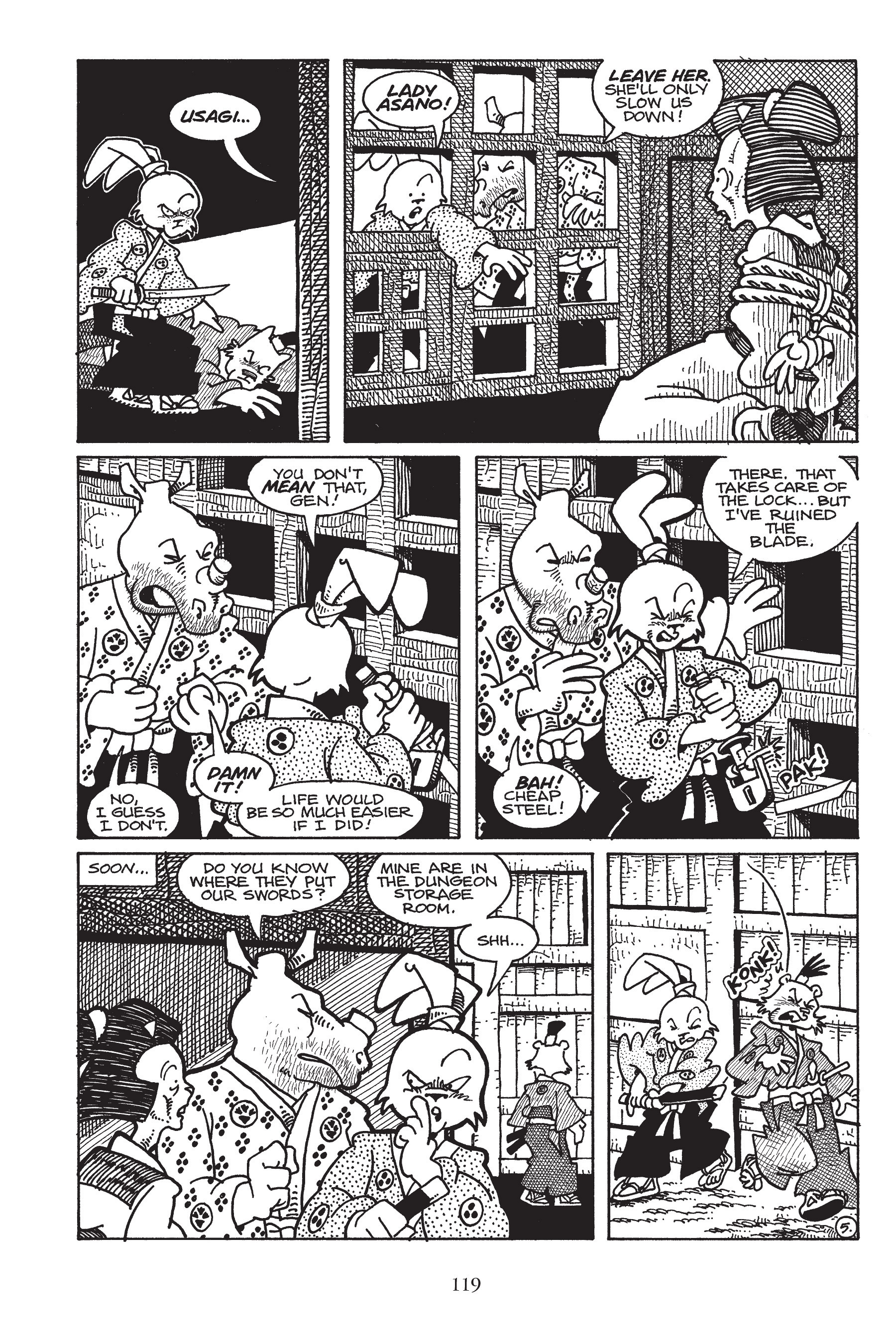 Read online Usagi Yojimbo (1987) comic -  Issue # _TPB 7 - 112