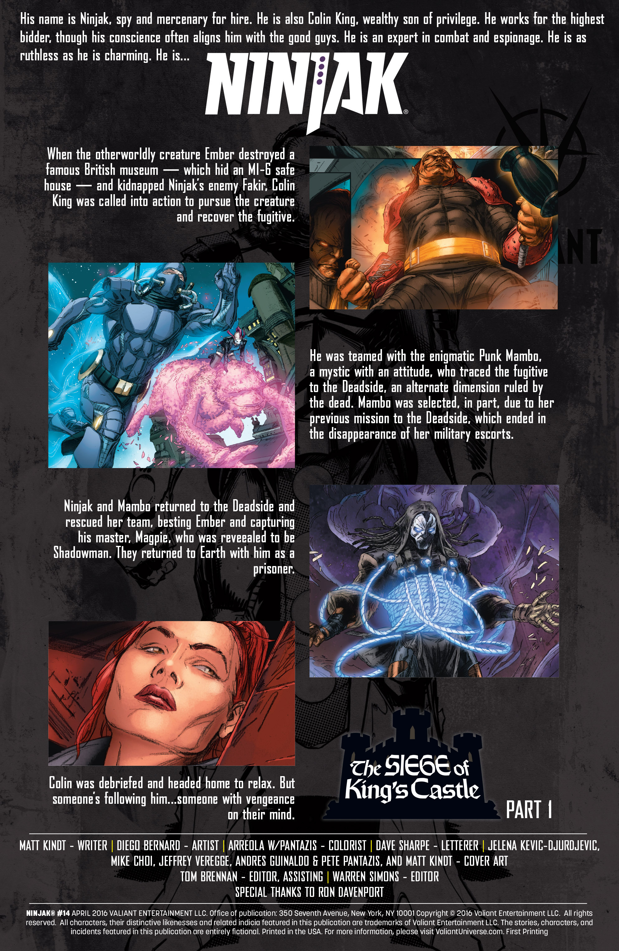 Read online Ninjak (2015) comic -  Issue #14 - 2