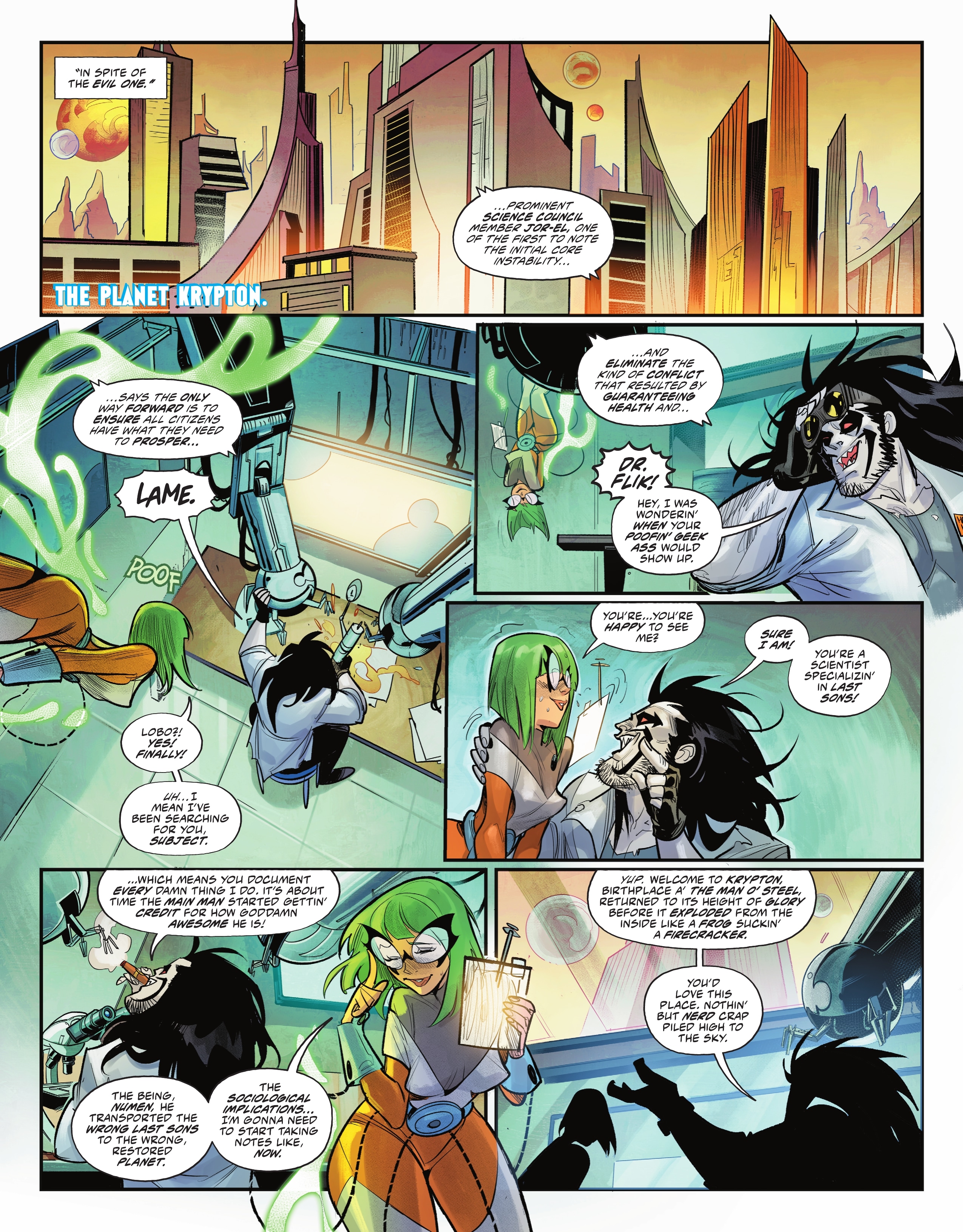Read online Superman vs. Lobo comic -  Issue #2 - 9