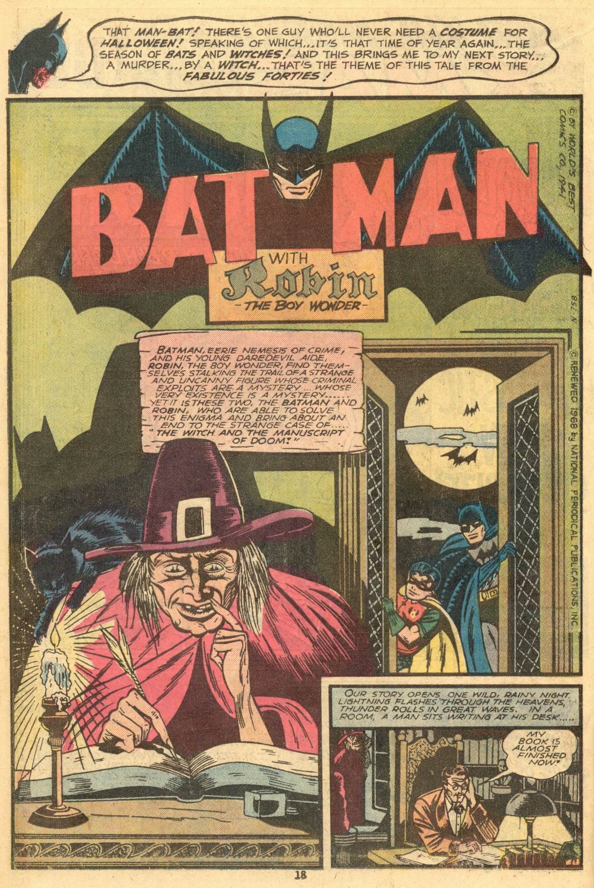 Read online Batman (1940) comic -  Issue #254 - 18