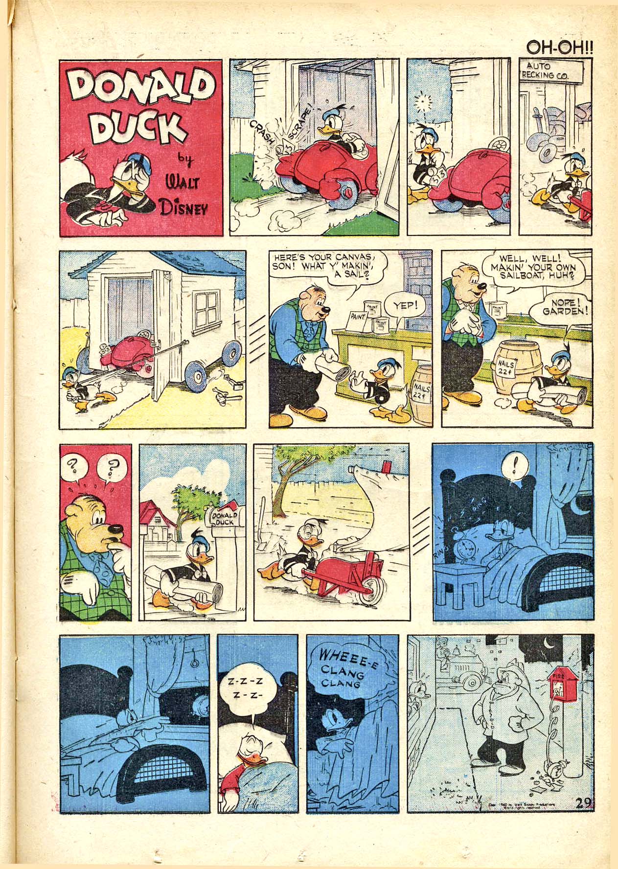 Read online Walt Disney's Comics and Stories comic -  Issue #24 - 31