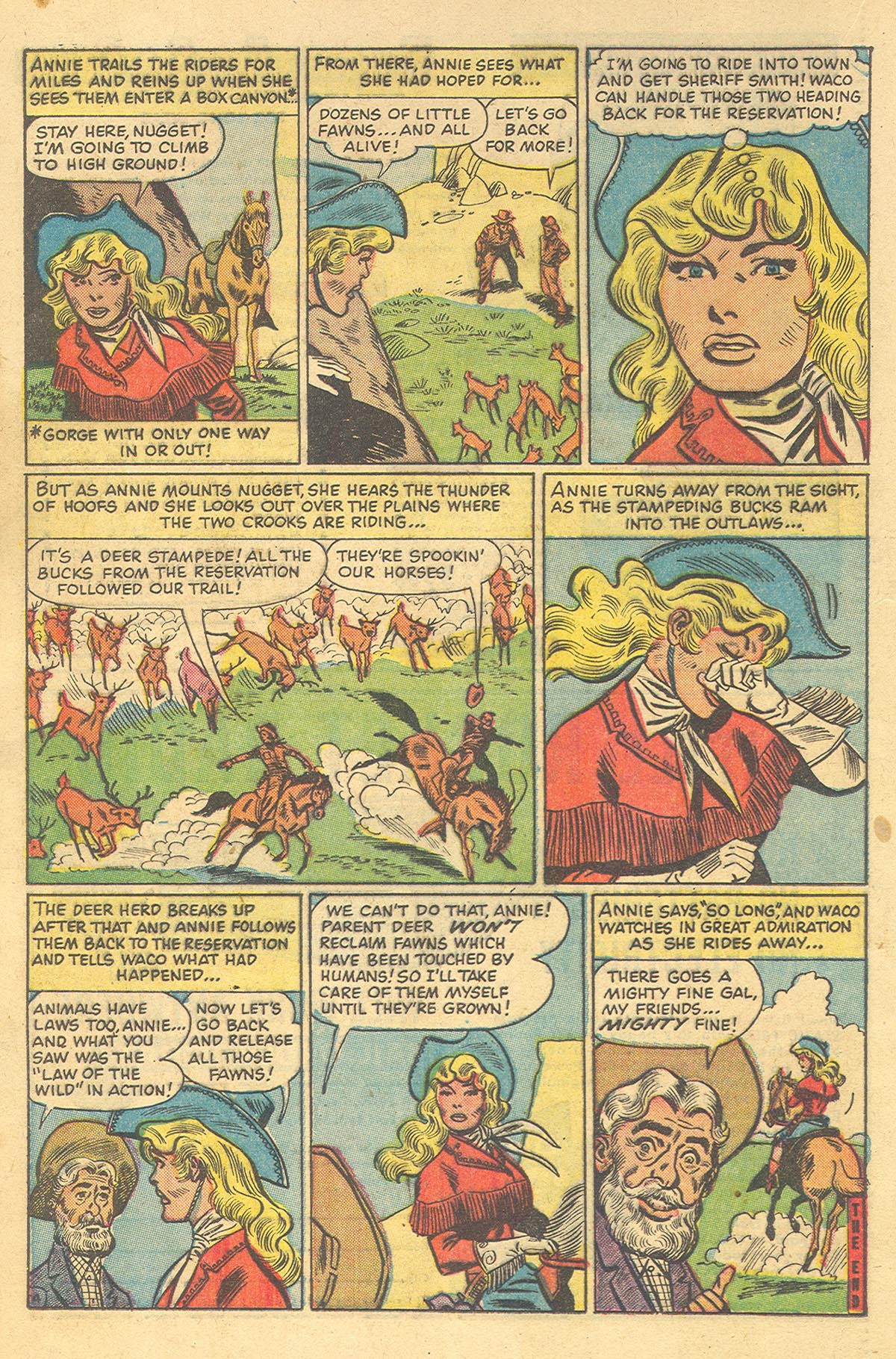 Read online Annie Oakley comic -  Issue #10 - 20