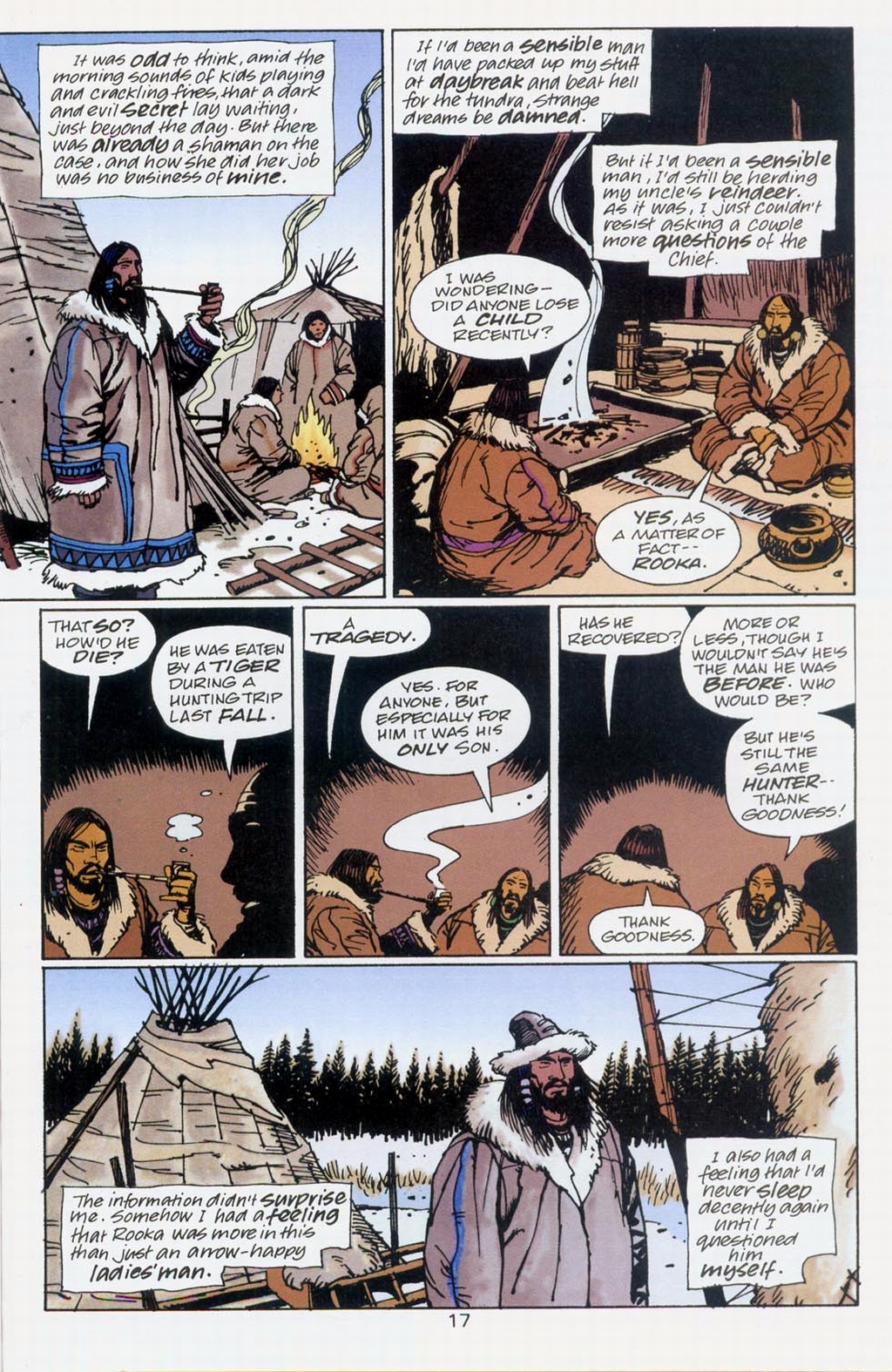 Read online Muktuk Wolfsbreath: Hard-Boiled Shaman comic -  Issue #1 - 17