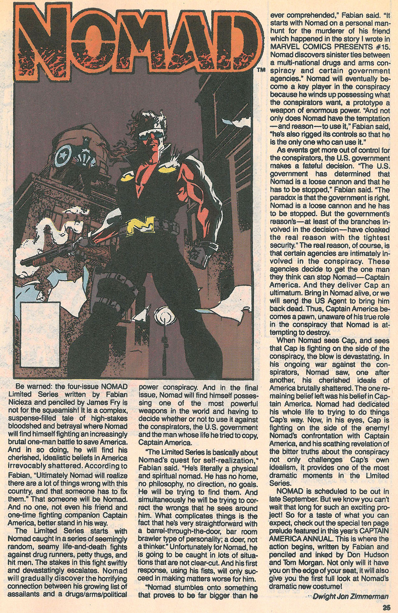 Read online Marvel Age comic -  Issue #92 - 25