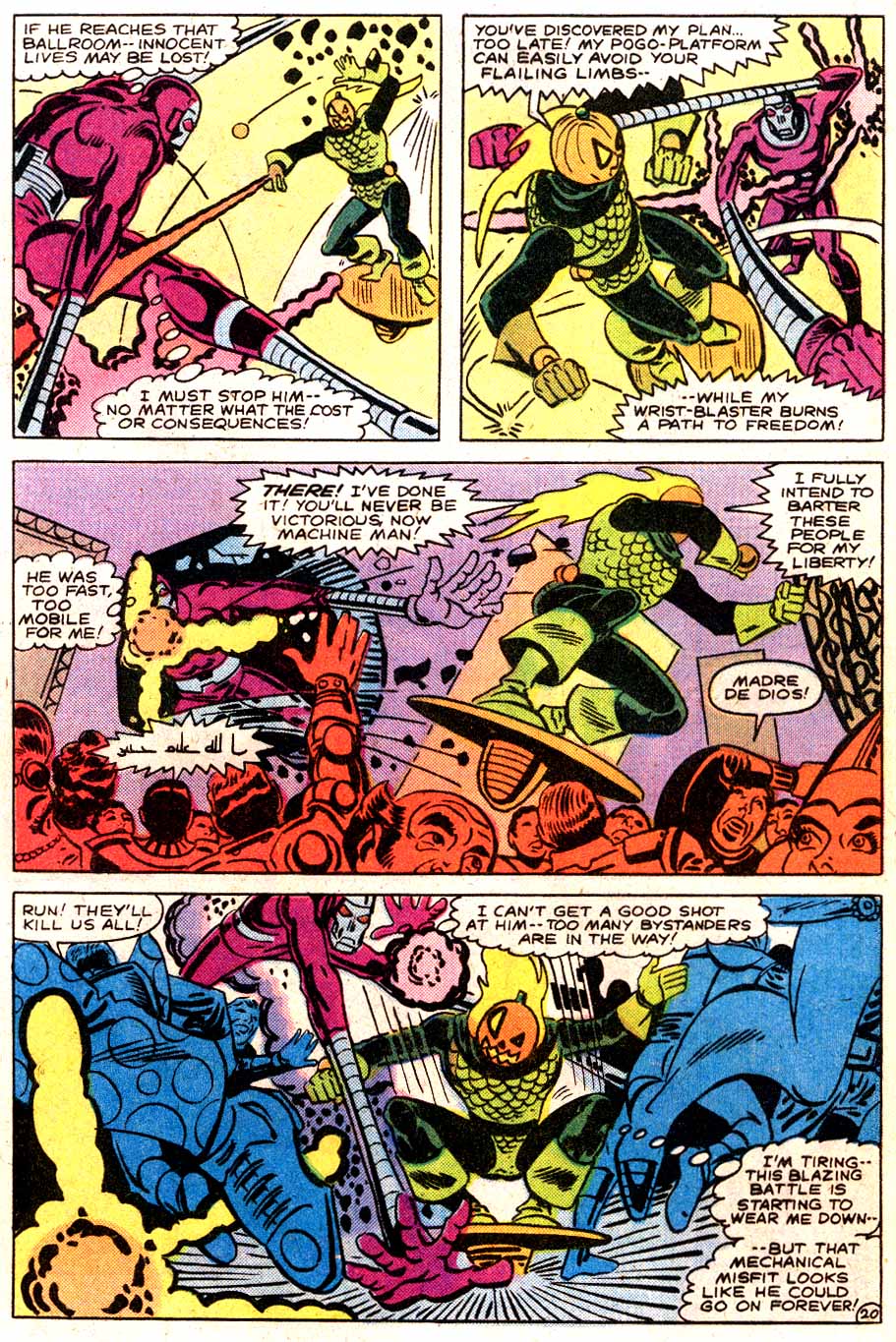 Read online Machine Man (1978) comic -  Issue #19 - 21