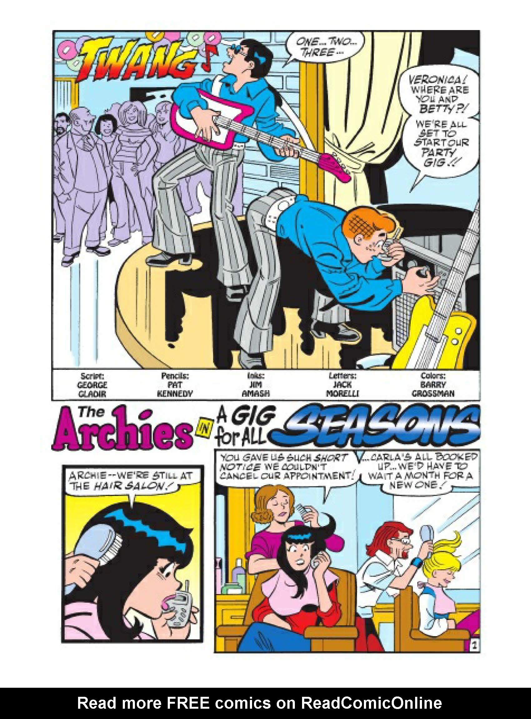 Read online Archie Comics Spectacular: Party Time! comic -  Issue # TPB - 29