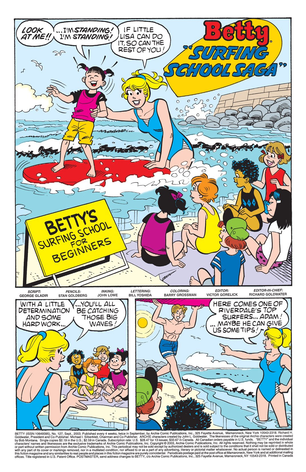 Read online Betty comic -  Issue #127 - 2